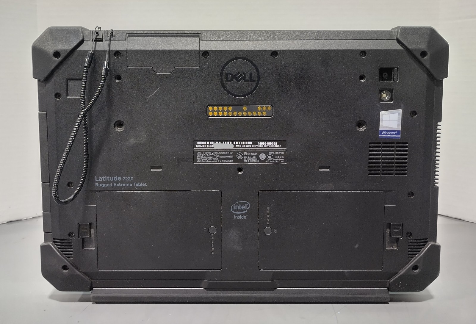 Dell Latitude 7220 Rugged Extreme Tablet w/OEM Keyboard i5-8365U 512GB 16GB NoOS