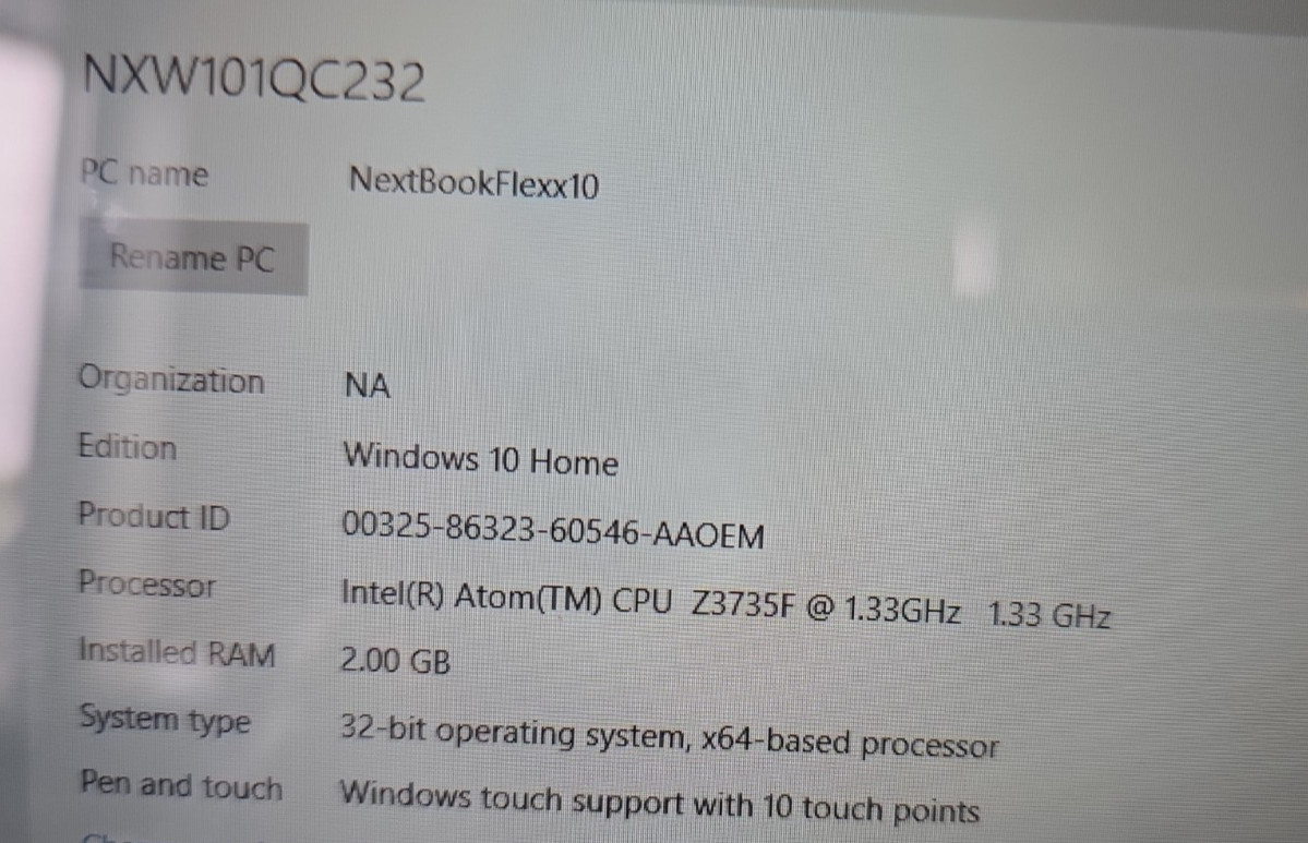 Nextbook Flexx 10| 10.1 in| Intel Atom| 2GB RAM| 32GB SSD| Win 10 Home| Blue