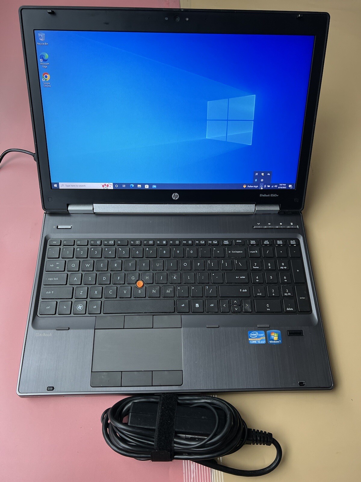 HP Elitebook 8560W Core i5-2540M 12GB RAM 500GB WEBCAM BLUETOOT BACKLIT 1600X900