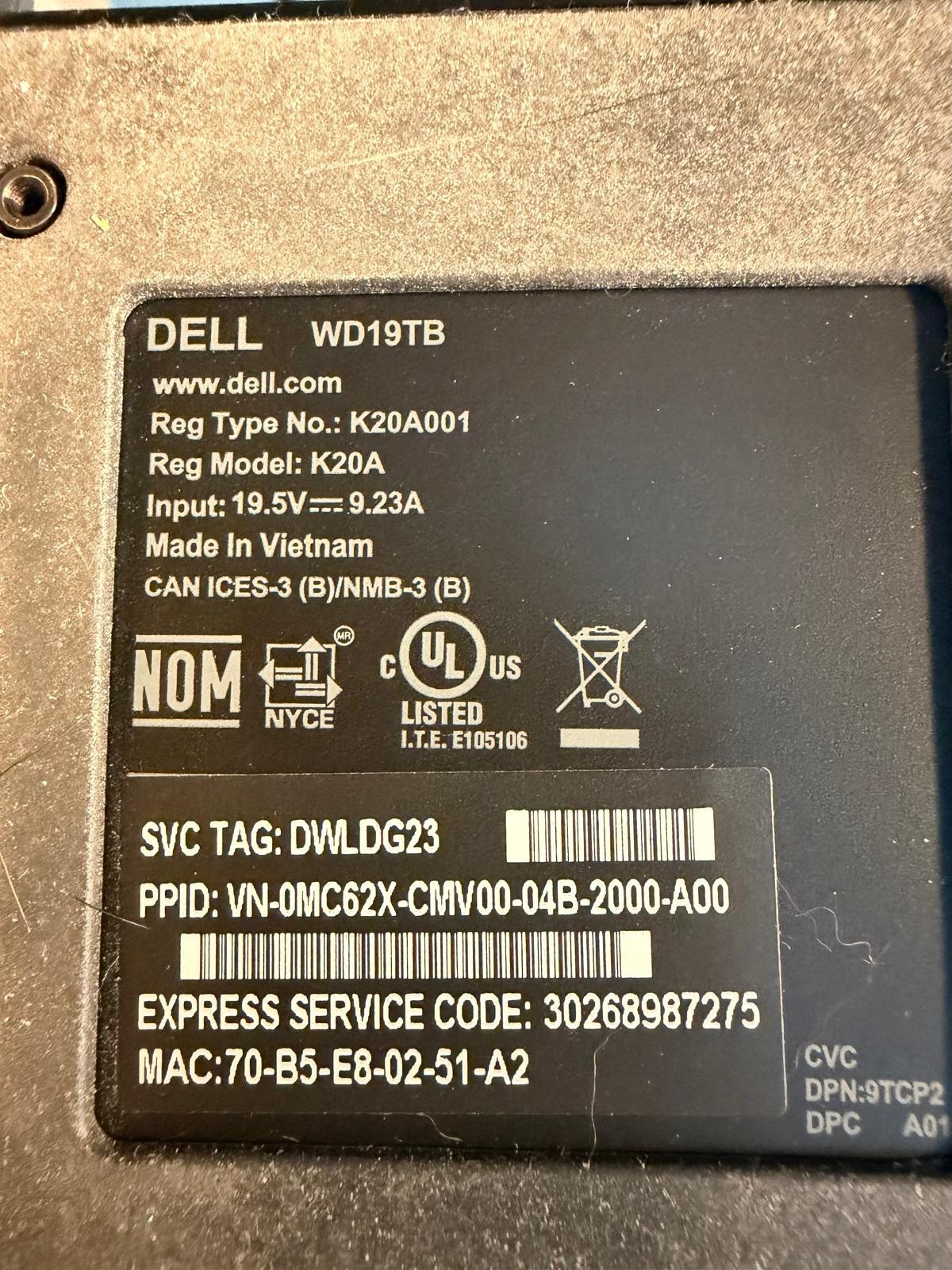 Dell XPS 15 7590 15.6 Intel I7-9750h NVIDIA GTX 1650 1TB SSD 32GB RAM