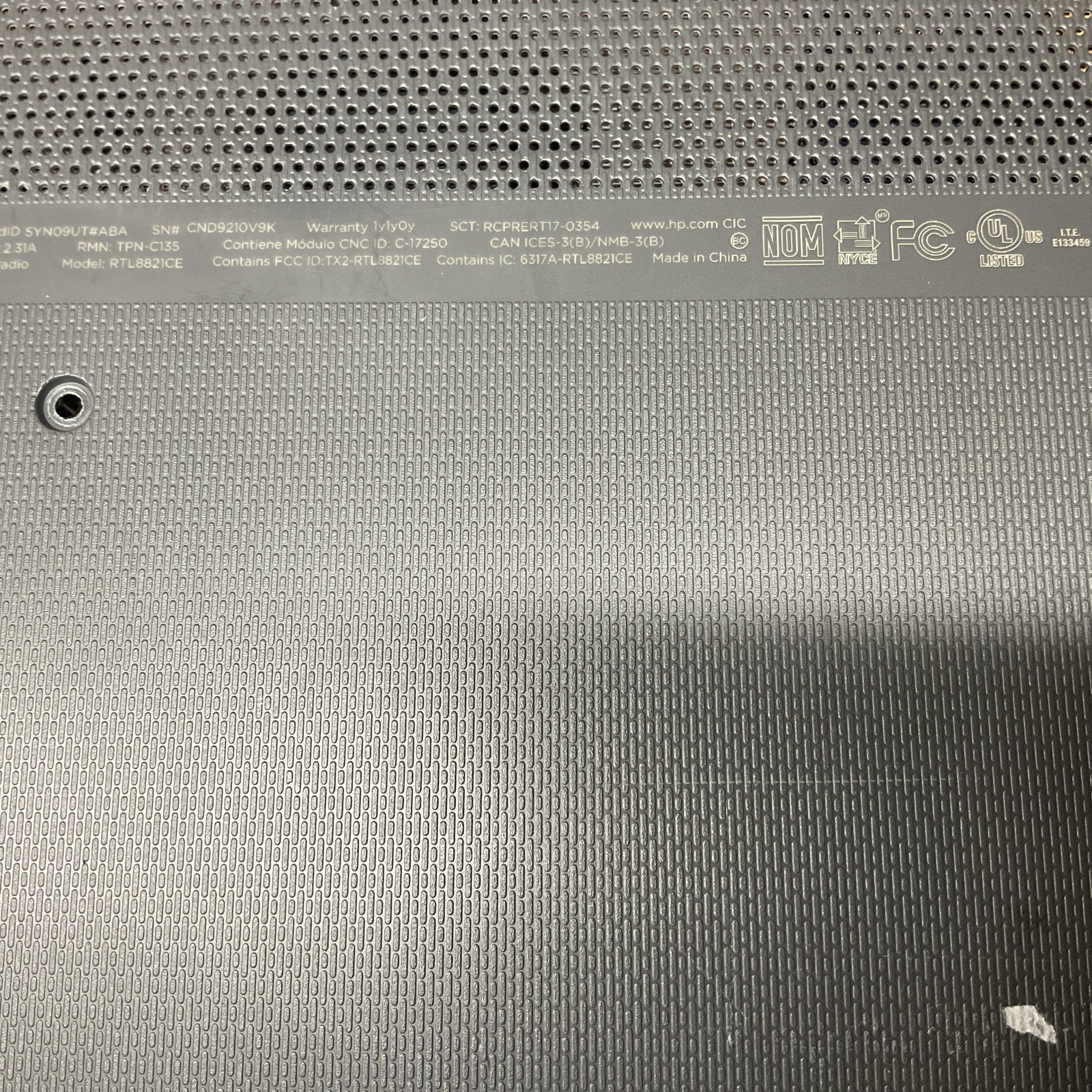 HP 250 G7 / i5 8th Gen / BIOS Unlocked / No RAM / No SSD / M15