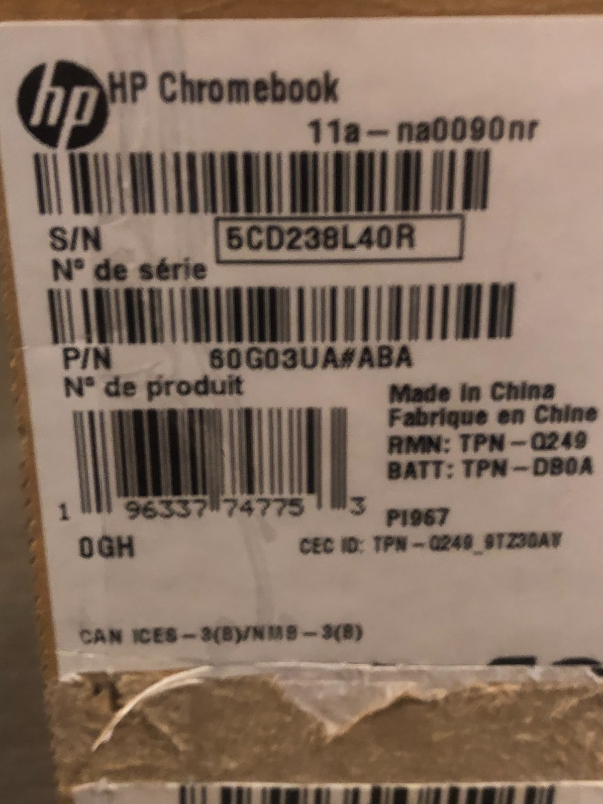 HP 60G03UA#ABA 11.6″ Laptop MediaTek MT8183 2.0 GHz 64 GB HDD LED HD ChromeOS