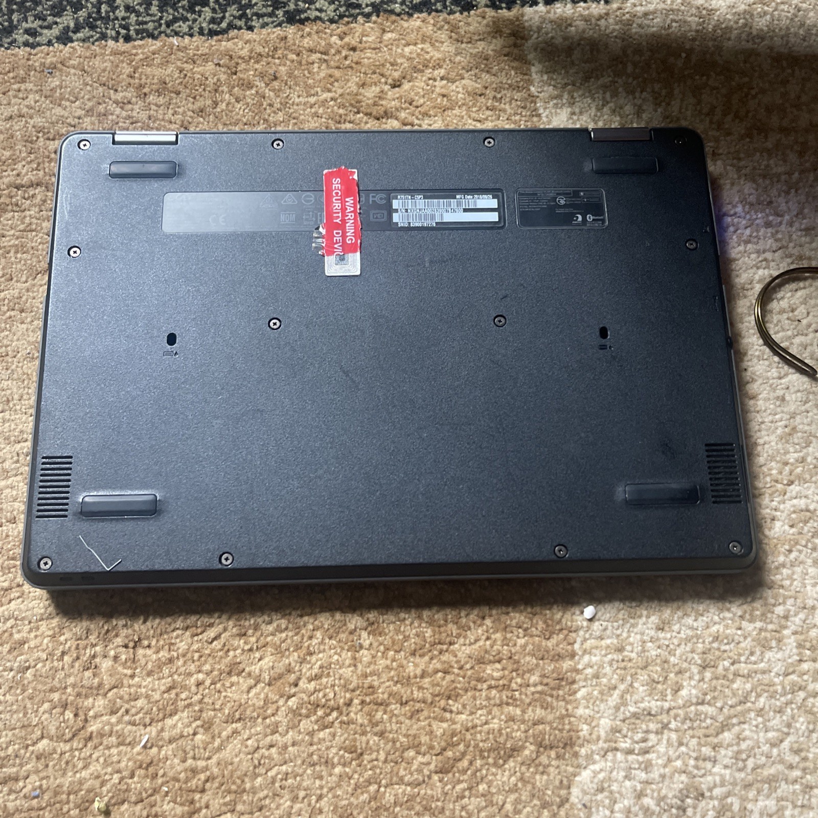 Acer SPIN 11.6″ Chromebook 2-in 1-Touchscreen N16Q14 (2) No Charger