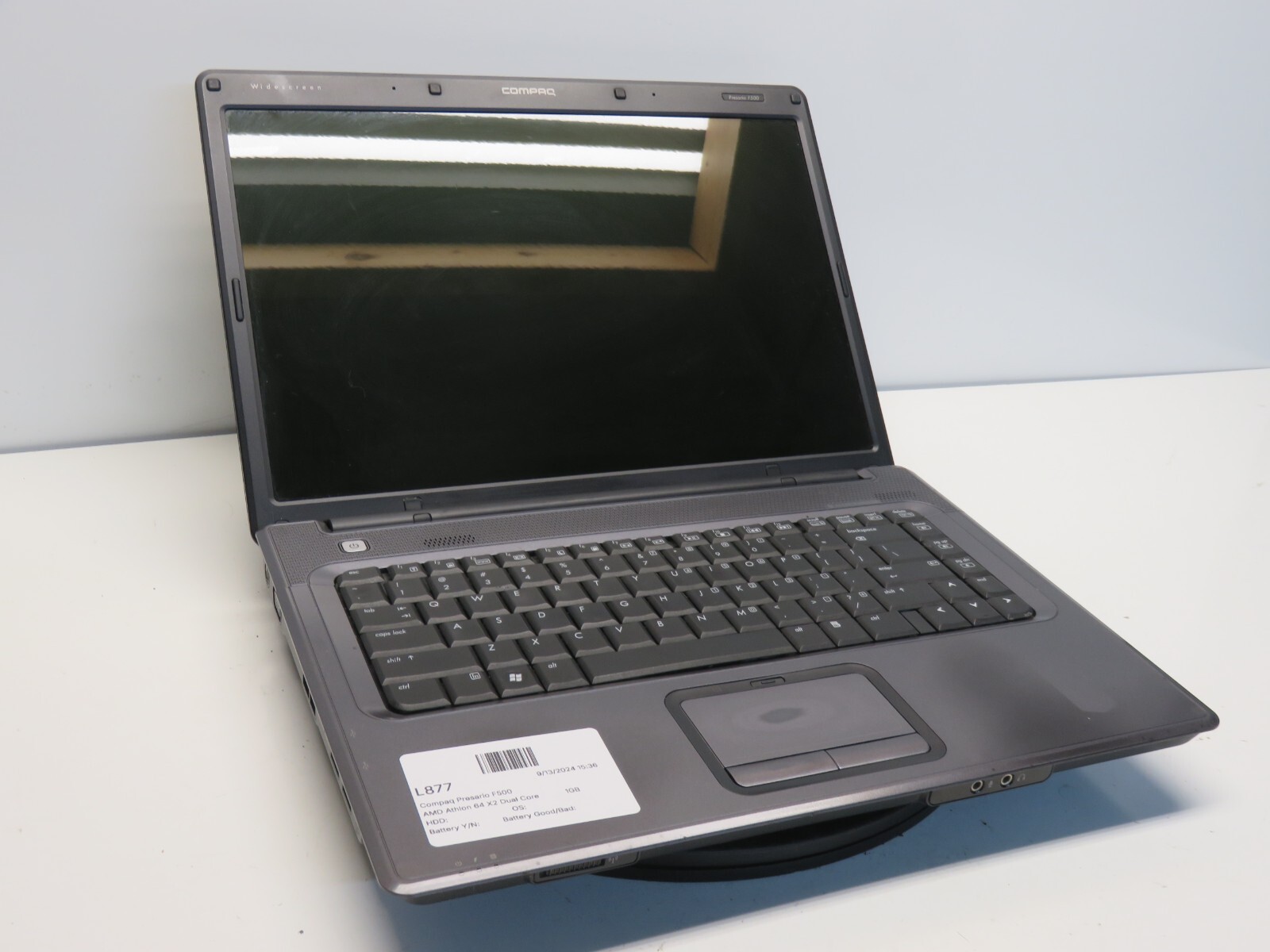 Compaq Presario F500 AMD Athlon 64 X2 TK-53 1.7 GHz 1GB NO HDD No Batt