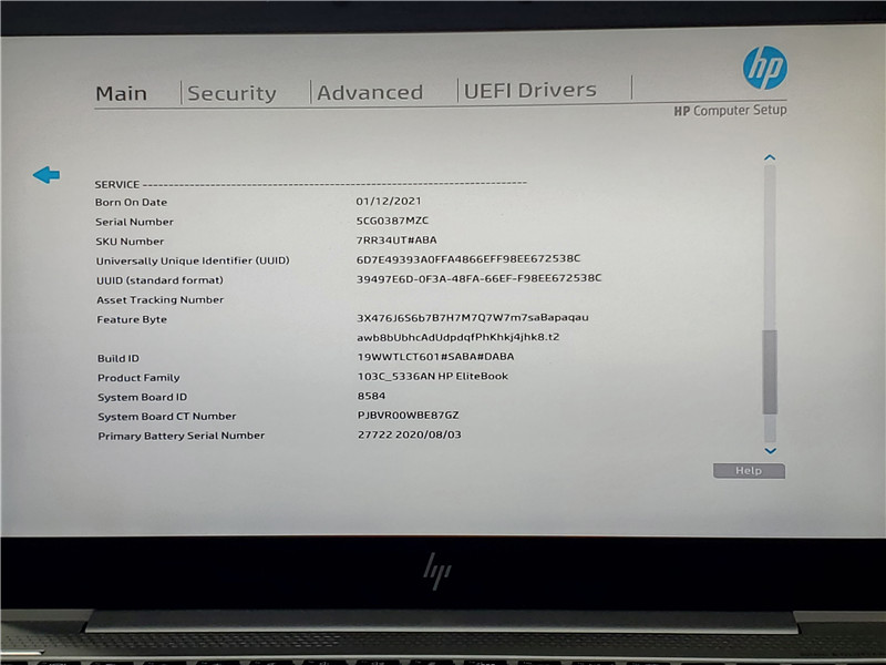 HP EliteBook 745 G6 Laptop Ryzen 5 Pro 3500U 2.1GHz 8GB 256GB SSD Win 10 Pro COA
