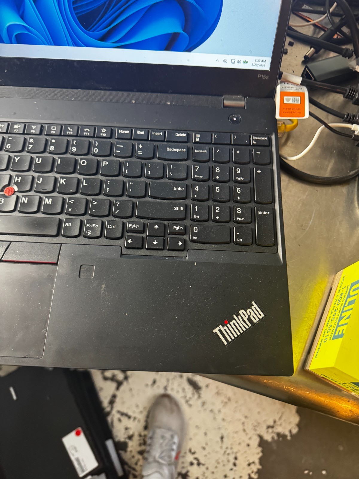 Lenovo ThinkPad P15s Gen 1 Core I7-10510 500GB SSD 16GB RAM 2GB GPU *READ #5866