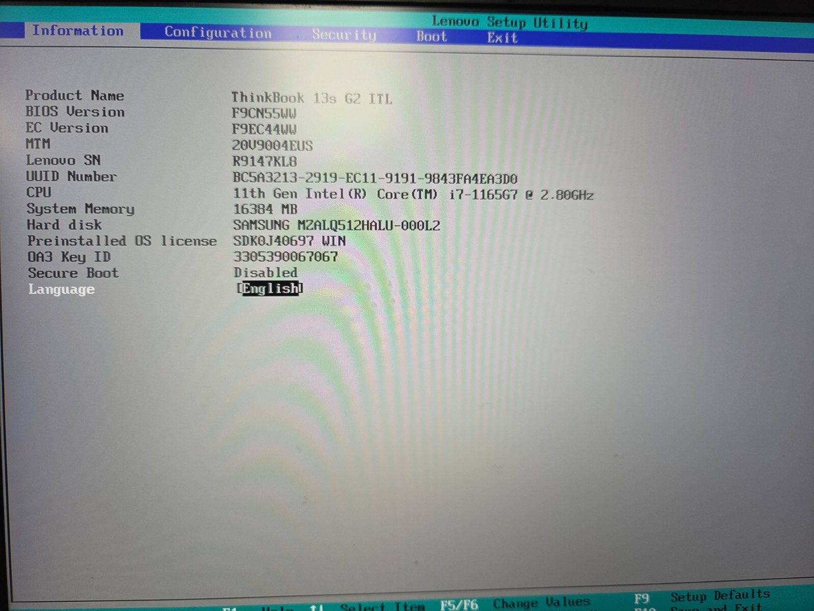 Lenovo ThinkBook 13s G2 ITL 13.3 – i7-1165G7 CPU 16GB RAM 512GB SSD NO OS – USED