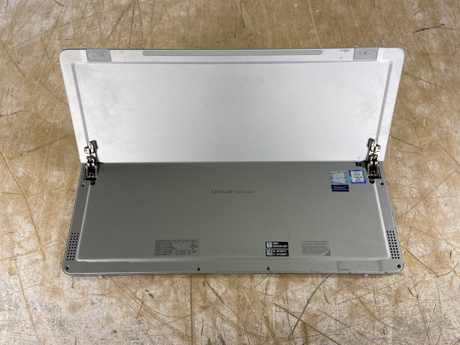 DELL LATITUDE 7200 2-IN-1 i5-8365U @ 1.60GHz, 8GB RAM, NO HDD/OS – (FOR PARTS)