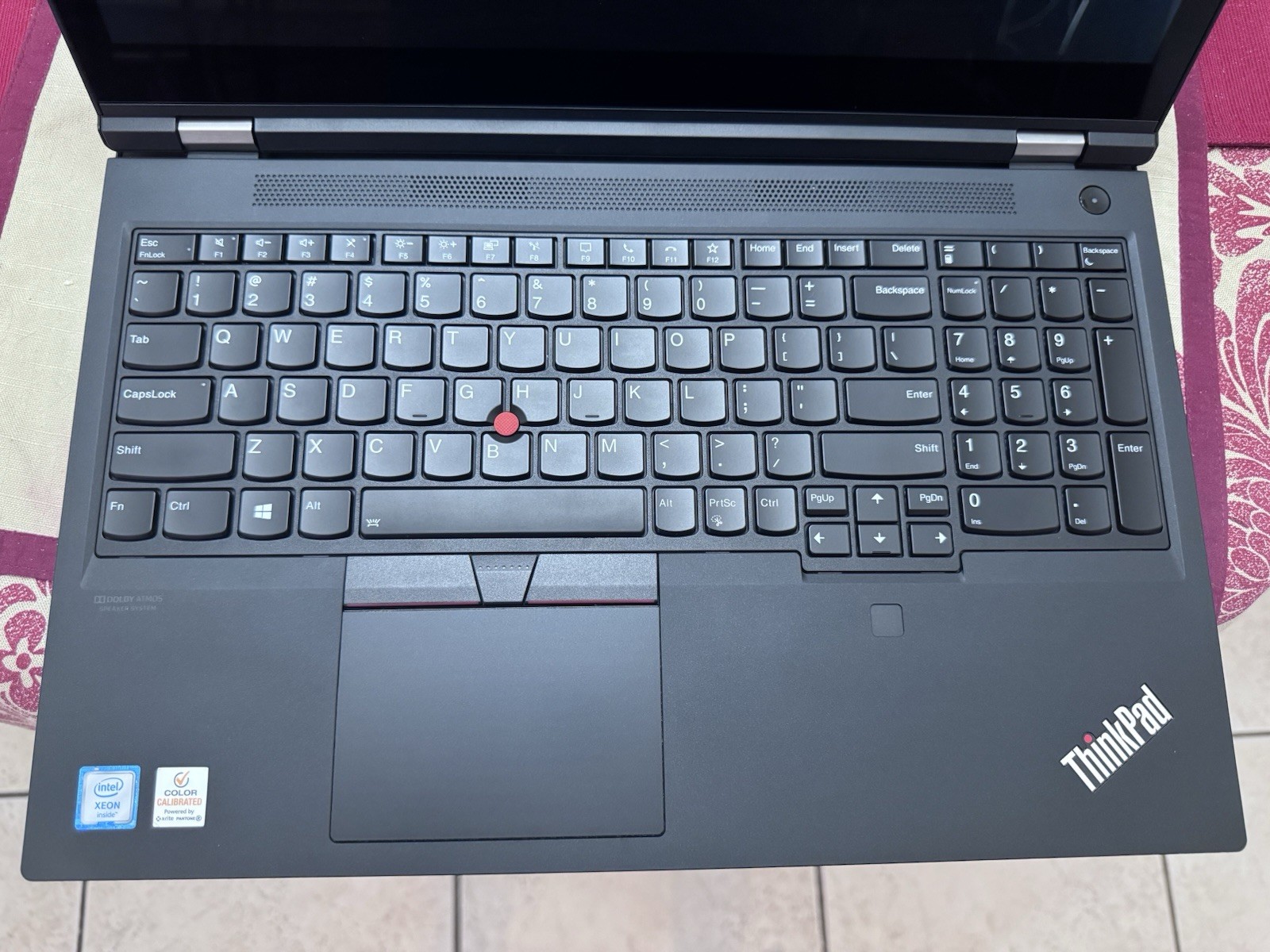 Lenovo ThinkPad P15 Gen 1 Xeon W-10855 RTX 5000 4K OLED Touch 32GB MEM 512GB SSD