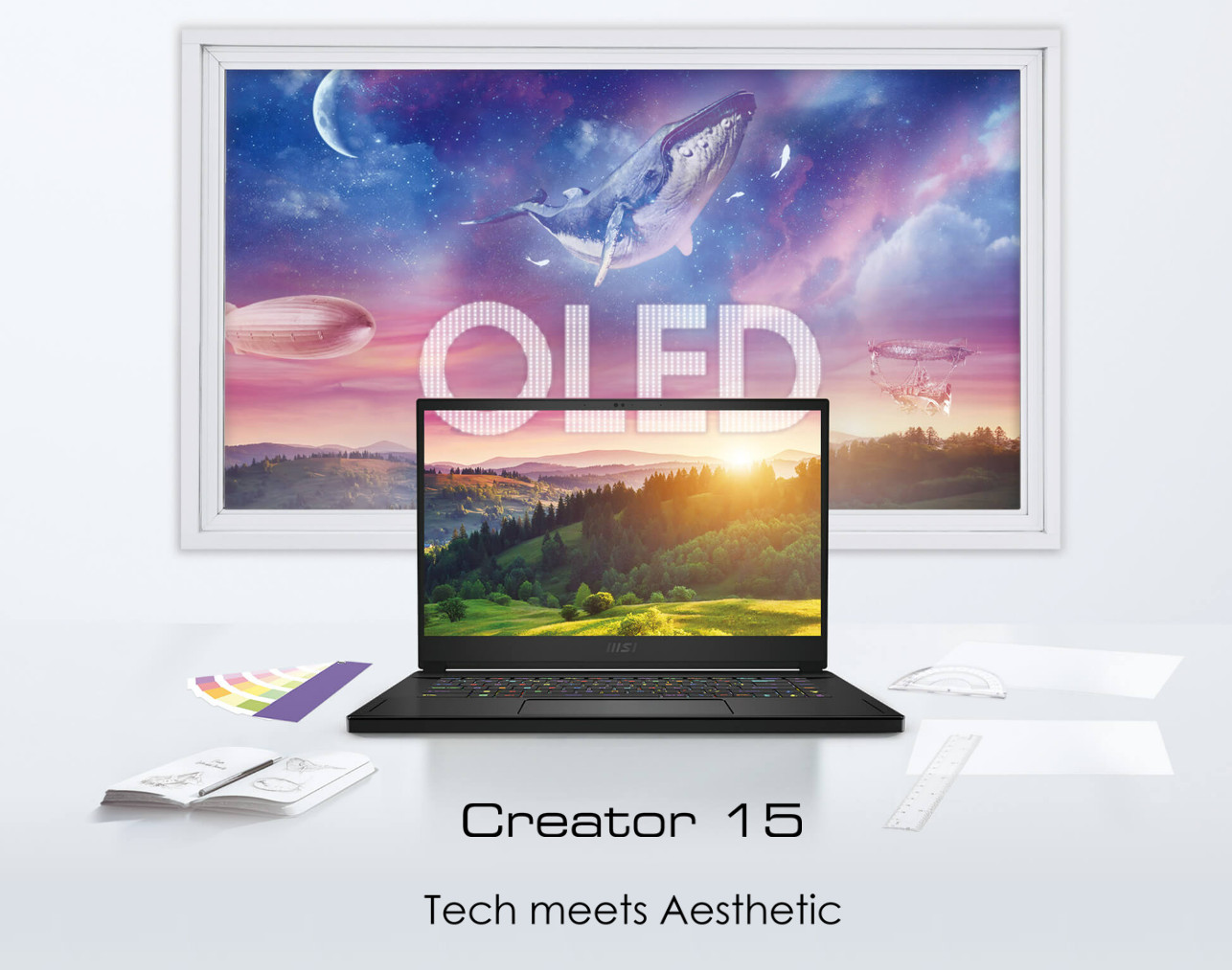 Unopened MSI Creator 15 (A11UH-492) 15.6 Touchscreen Laptop – 4K UHD – i7Gen11
