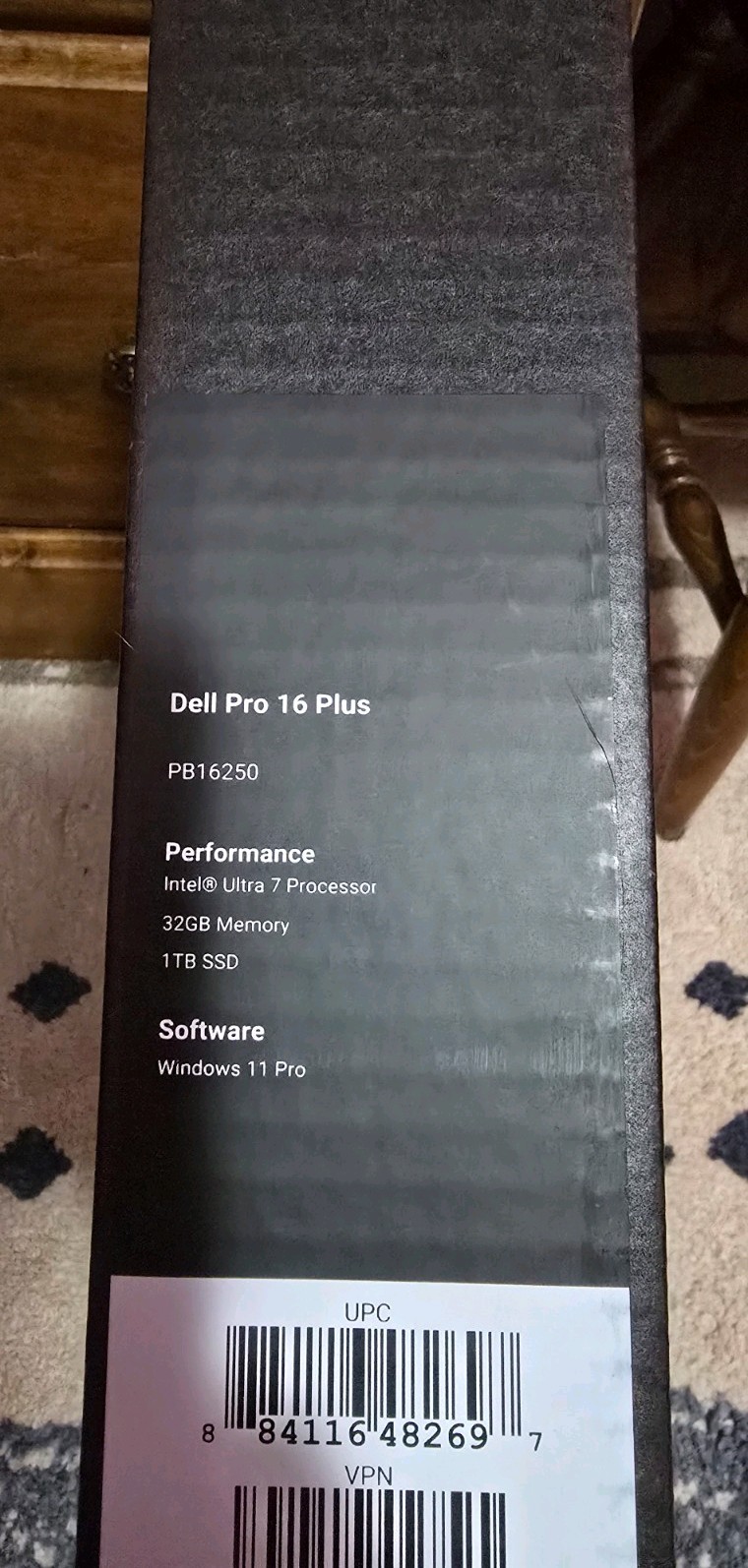 Dell Pro 16 Plus 16in Laptop Intel Ultra 7 32GB RAM 1TB SSD W11 Pro