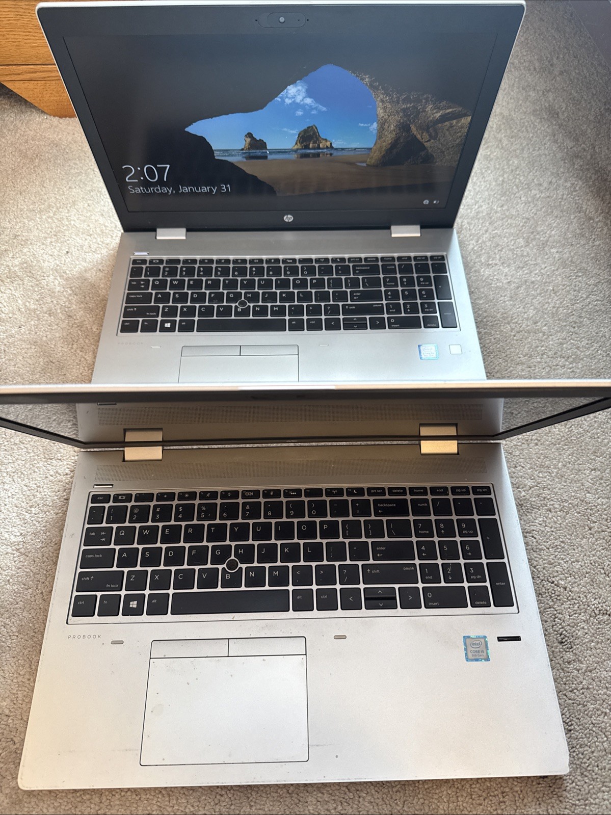 2 HP Probook 650 G5 Core i5 8th Gen 15.6″ For Parts