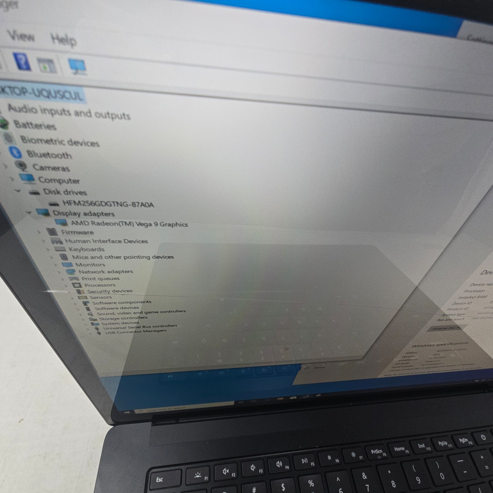 *screen* Microsoft Surface 3 1873 Ryzen 5 @ 2.1Ghz 256GB 8GB W10 H