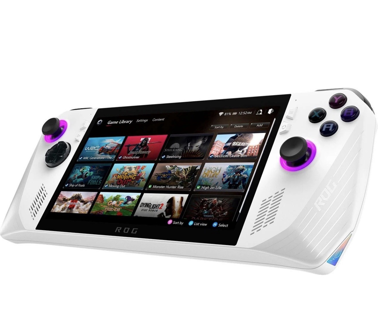 ASUS ROG Ally 7″ 120Hz FHD 1080p Gaming Handheld AMD Ryzen Z1 512GB