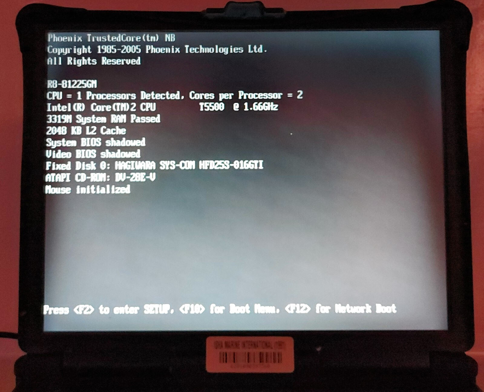 Oceaneering Amrel RK886EX 15.1 Note Book Computer