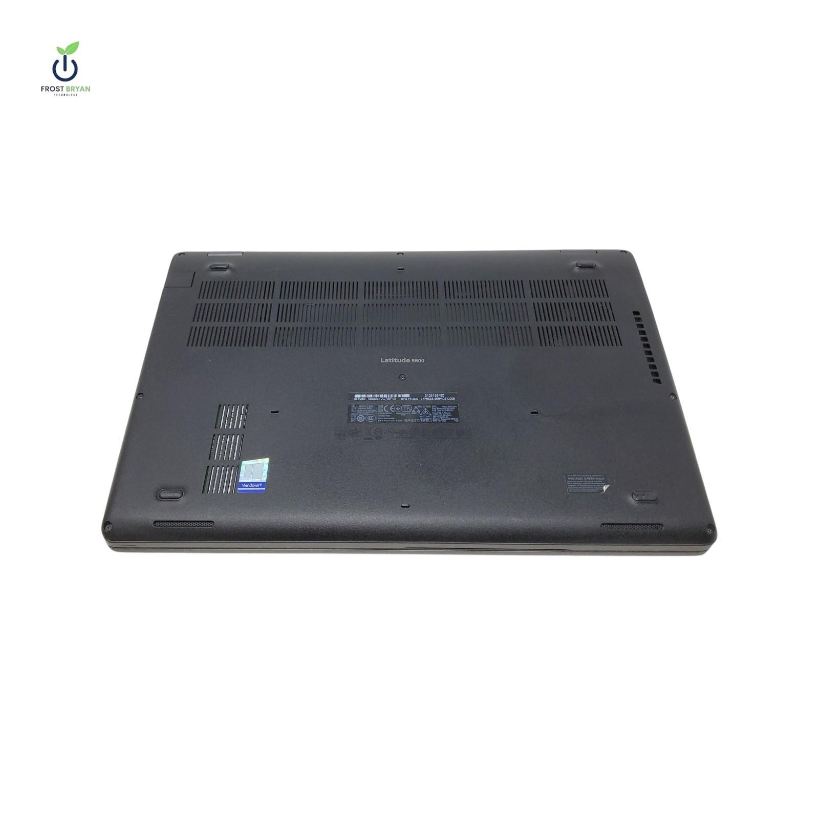 DELL LATITUDE 5500 Laptop i7-8665u@1.90GHz 16GB 512GB No OS Grade C [READ]
