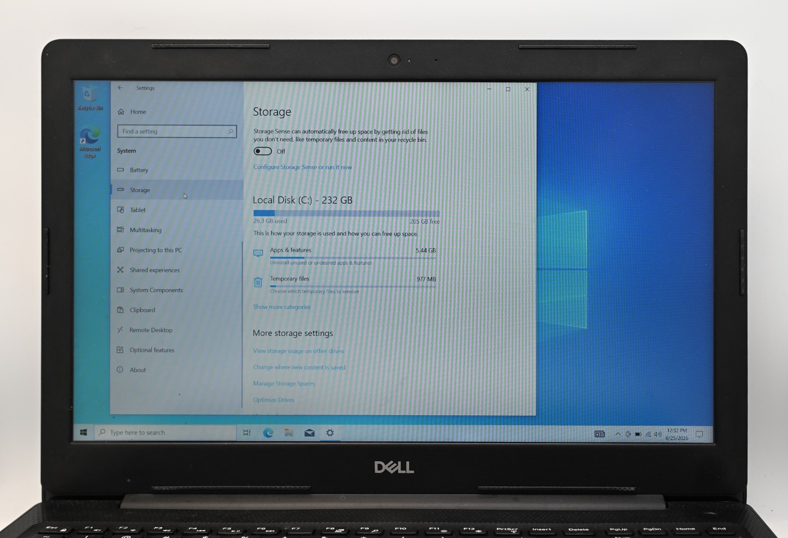 Dell Inspiron 3584 i3-7020u 2.3GHz 8GB RAM 256GB SSD-Windows 10 Home