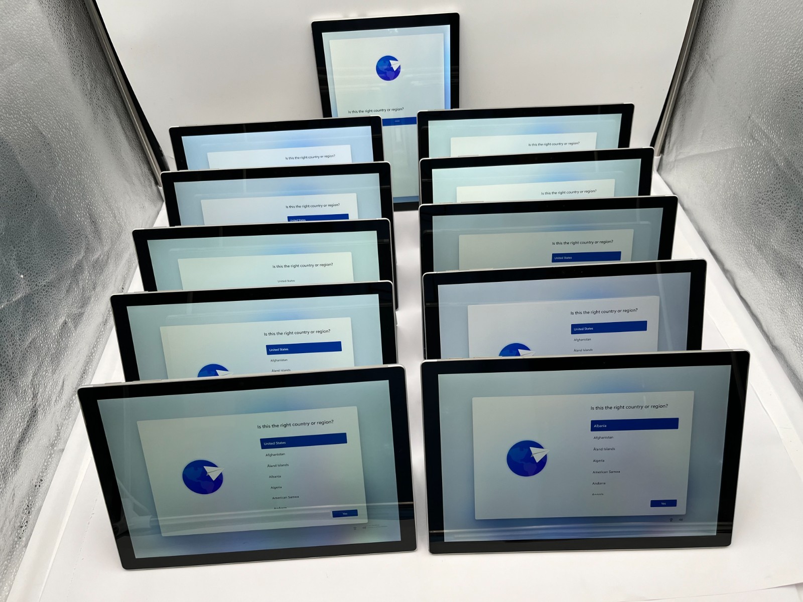 Microsoft Surface Pro 5 1796 Intel Core i5-7300U @ 2.60GHz 8GB 256GB LOT OF 11