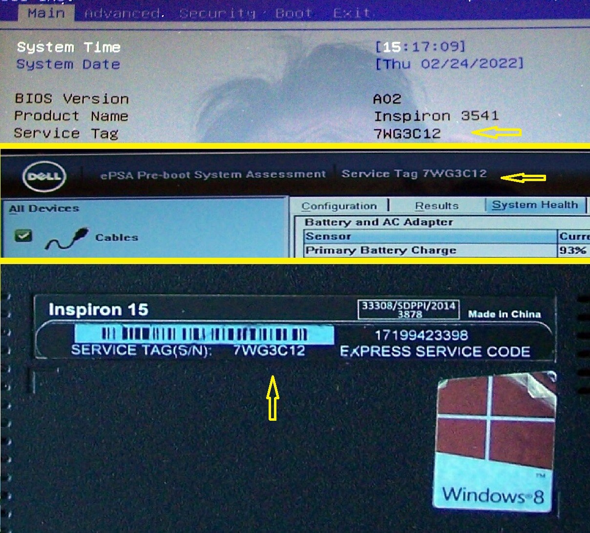 Dell Inspiron 15 AMD A6 1.80GHz 15.6” 4GB Ram 500GB HD ATI Radeon R5-R4 HDMI