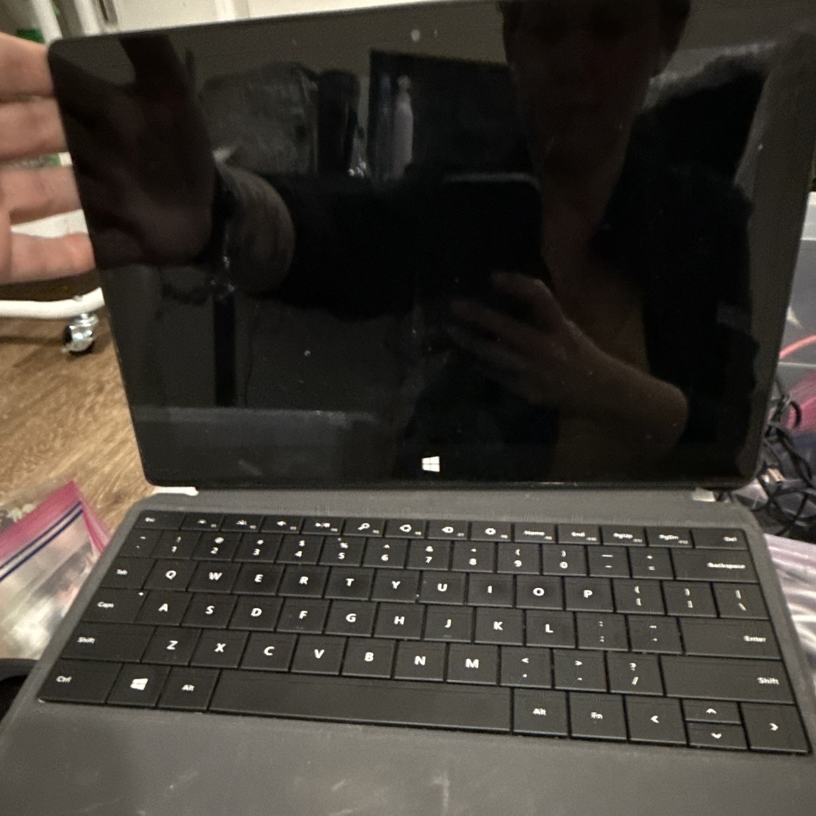 Microsoft Surface 10.6″ Touchscreen Detachable Laptop AMD Athlon Windows Black