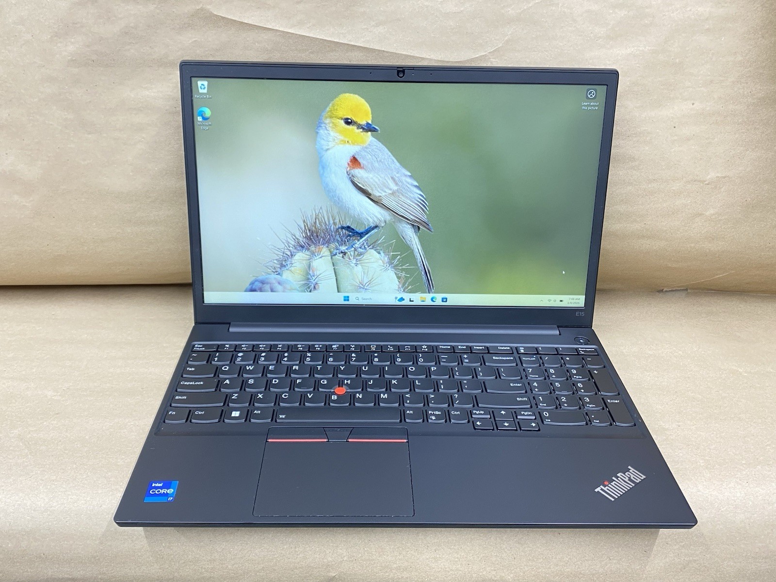 Lenovo E15 – 15.5″ 1920×1080 – i7-1255U – 16GB – 256GB SSD – Win 11 Pro – READ