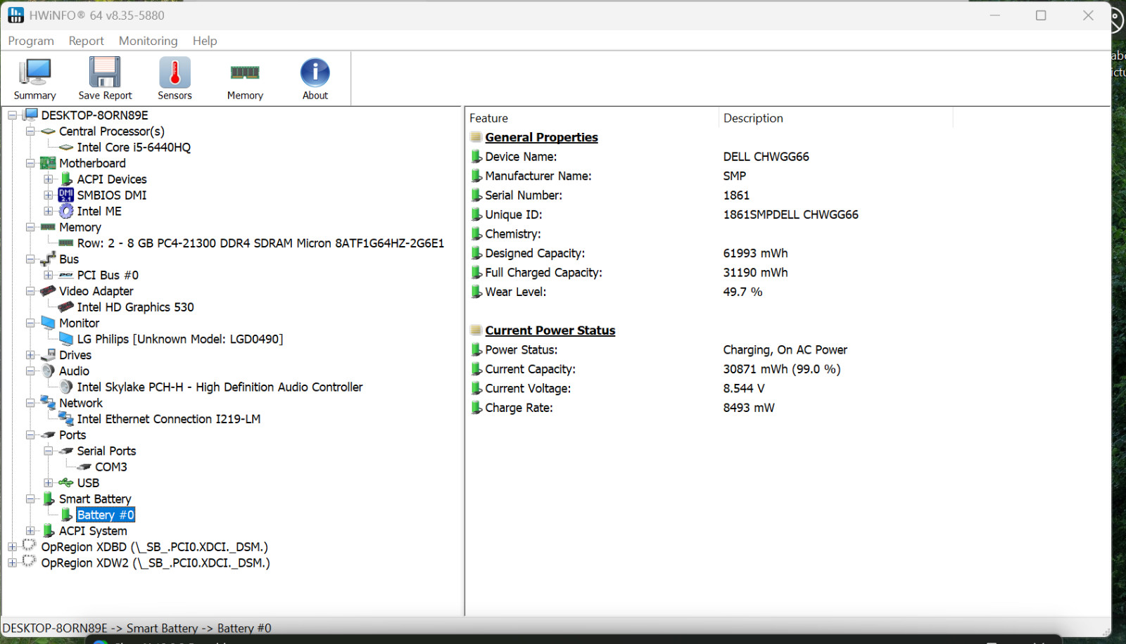 Dell Latitude E5470 i5-6440Q 8GB RAM Win 11 Pro No HDD, Wifi, or A/C *READ* Tstd