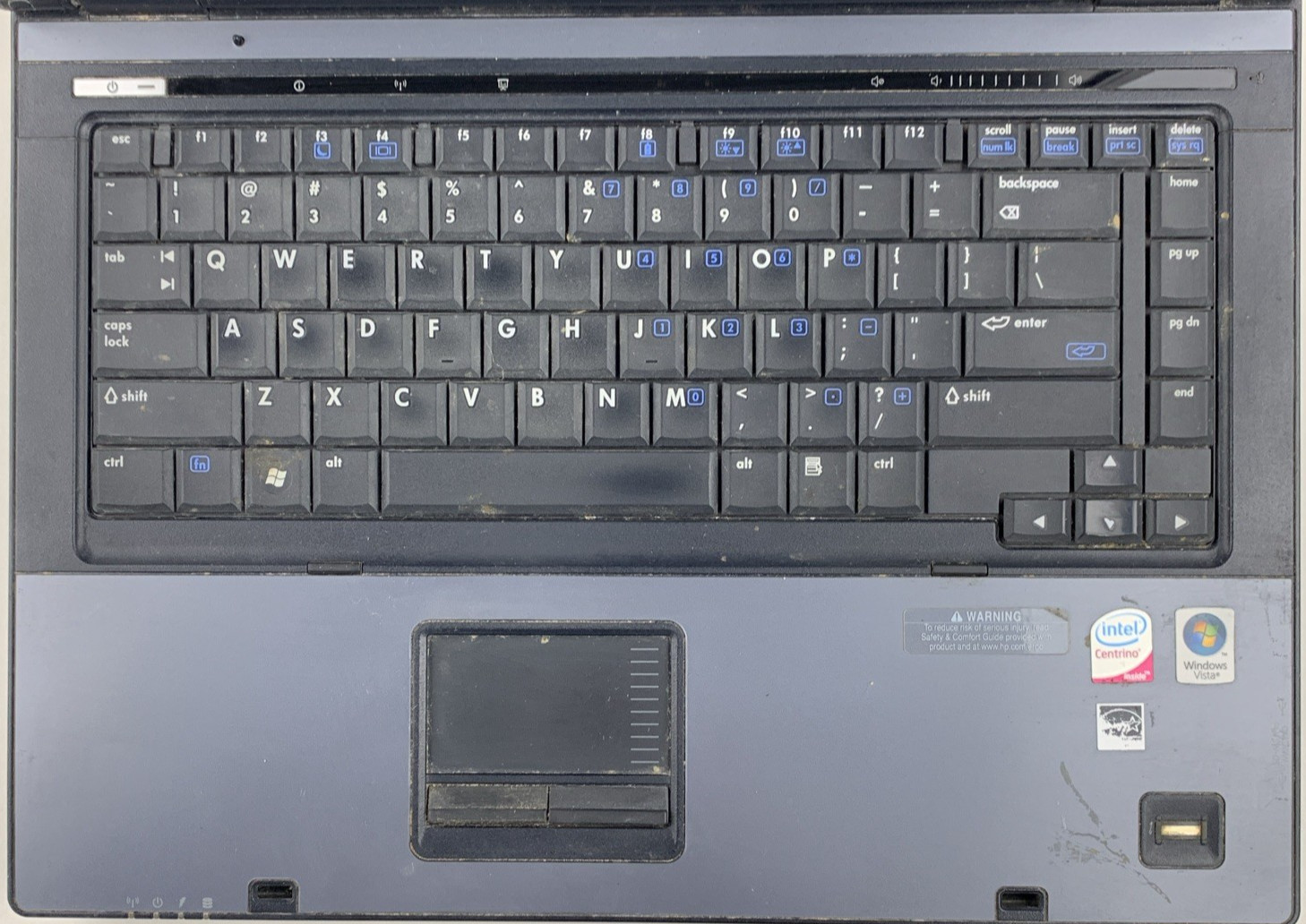 HP Compaq 6710b Core 2 Duo 2.10GHz 2GB RAM 15.4″ No Batt./ HDD/OS – BAD SCREEN