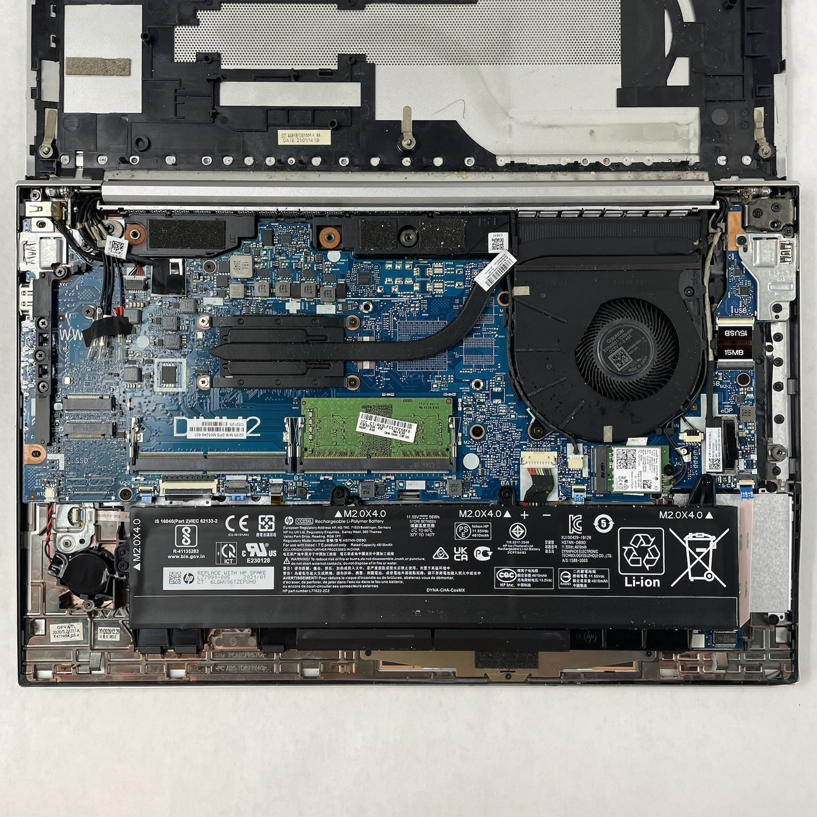 HP EliteBook 850 G7 15.6″ i5-10310U 1.70 GHz 8 GB RAM No SSD/OS/AC – Bad Corner