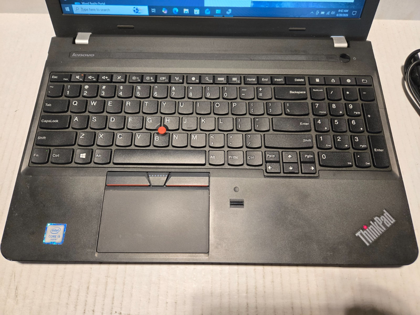 Lenovo ThinkPad E560 15.6″ HD Laptop Core i5-6200U 8GB 120GB SSD Win-10 DVD Cam