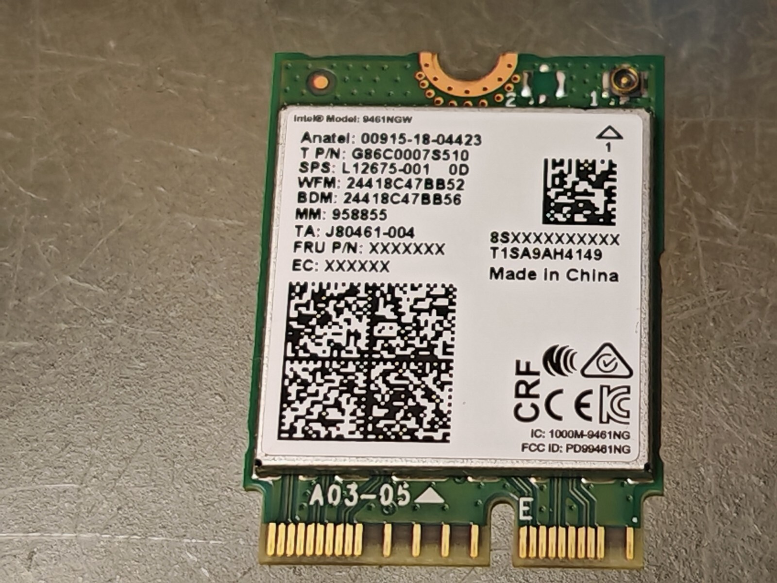 ASUS S14 F705 F543U X509 X540U M509 X515 X415 DUAL BAND BT COMBO WIFI CARD #