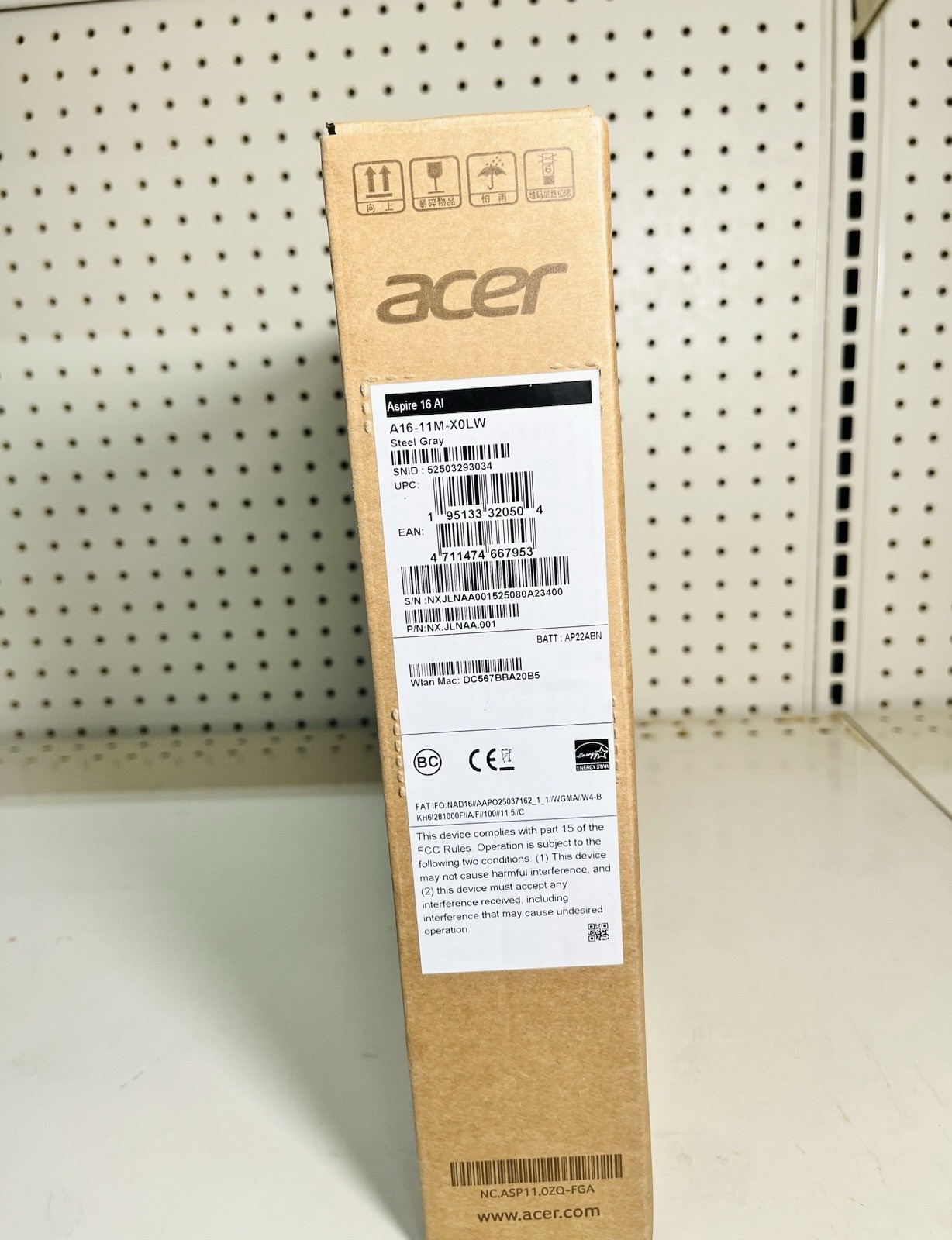 Acer Aspire 16 AI 16″ Laptop WUXGA Snapdragon X 16GB RAM 512GB SSD