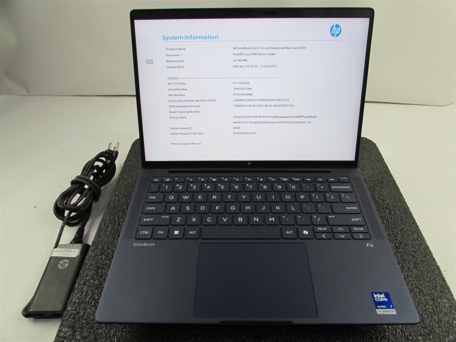 HP ELITEBOOK X G1I 14 AI CORE ULTRA 7 268V 512GB 32GB RAM WIN 11 PRO