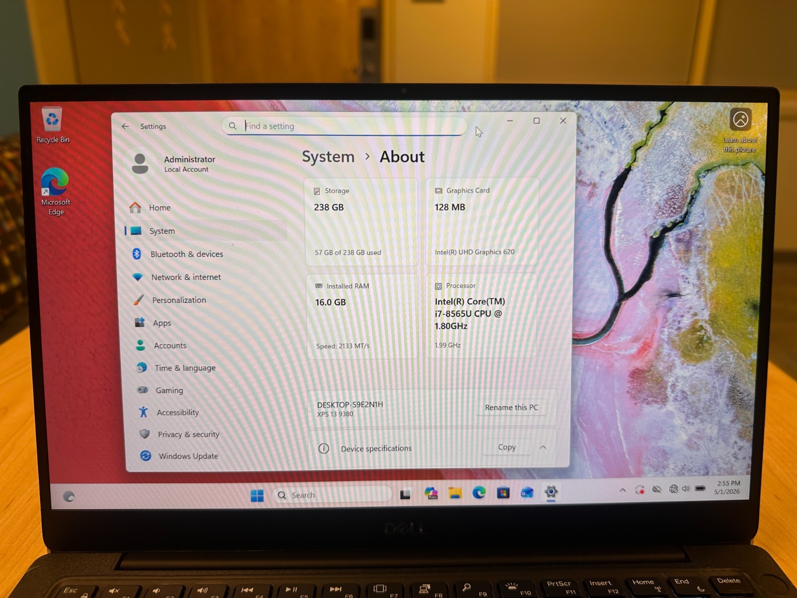 Dell XPS 13 (9380) – i7, 16GB RAM, 256GB SSD