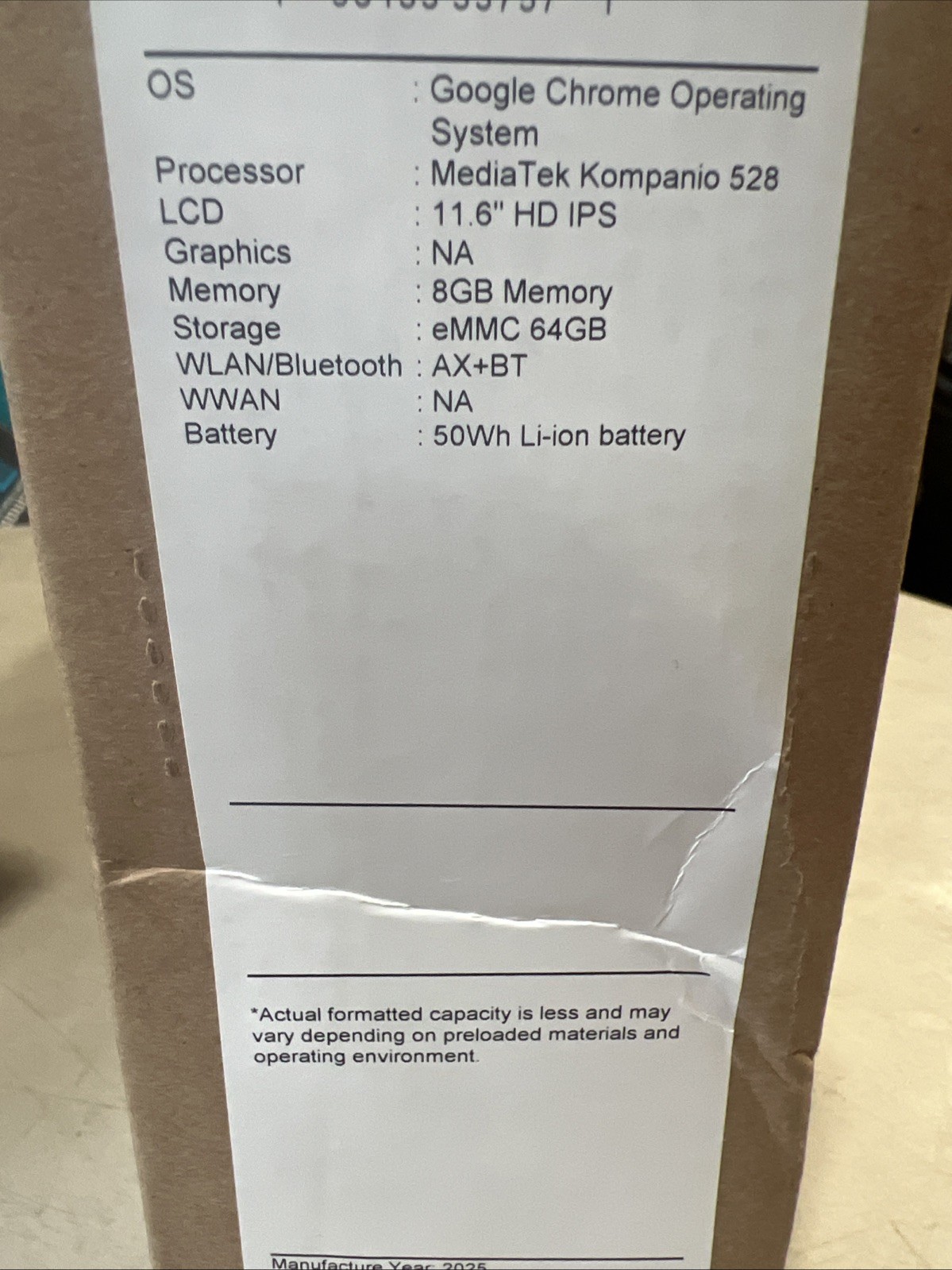 Acer Chromebook 311 C723-K9Q0 11.6″ HD MediaTek MT8 8GB Black NXJHZAA003