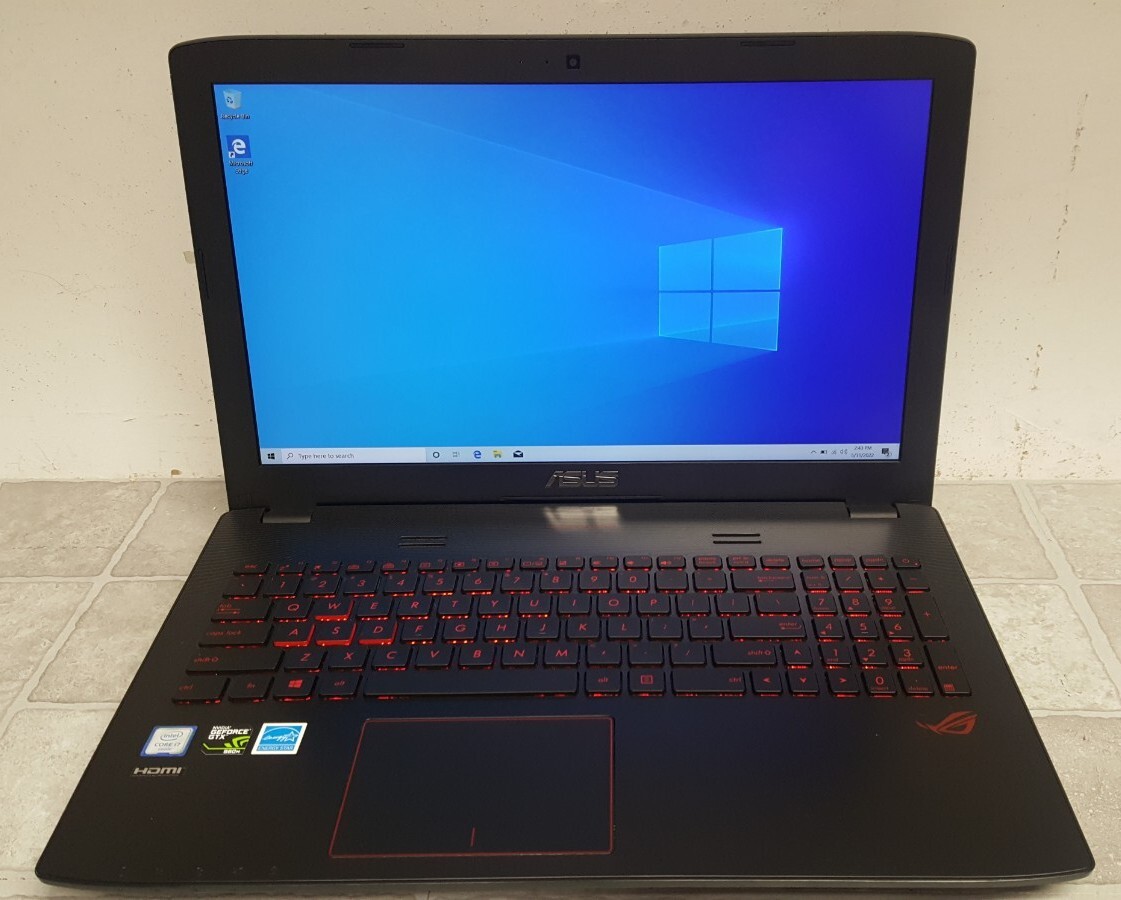 Asus GL552VW Gaming Laptop, Intel core I7-6700HQ CPU @2.6Hz 8GB RAM