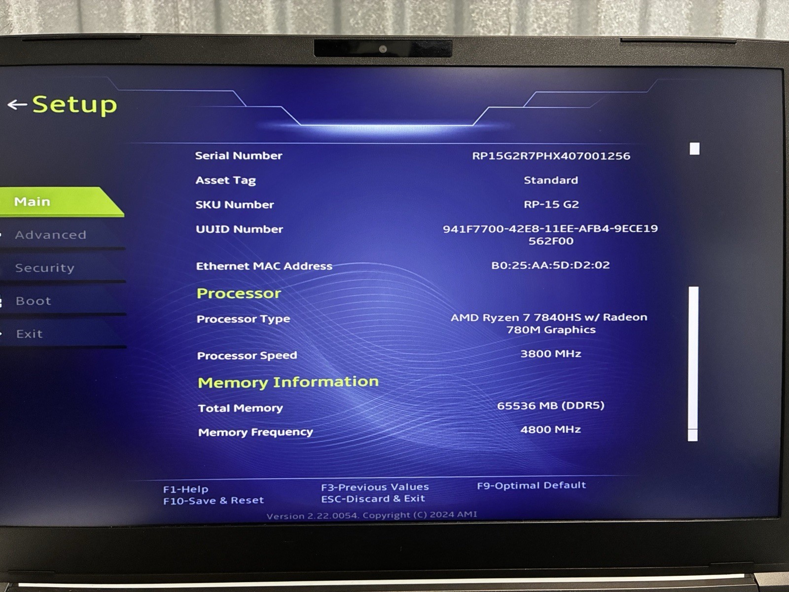 Eluktronics Gaming Laptop Rp-15 G2 RTX 4070 2+4tb Nvme 64gb Ram 15.6 Inch Win 11