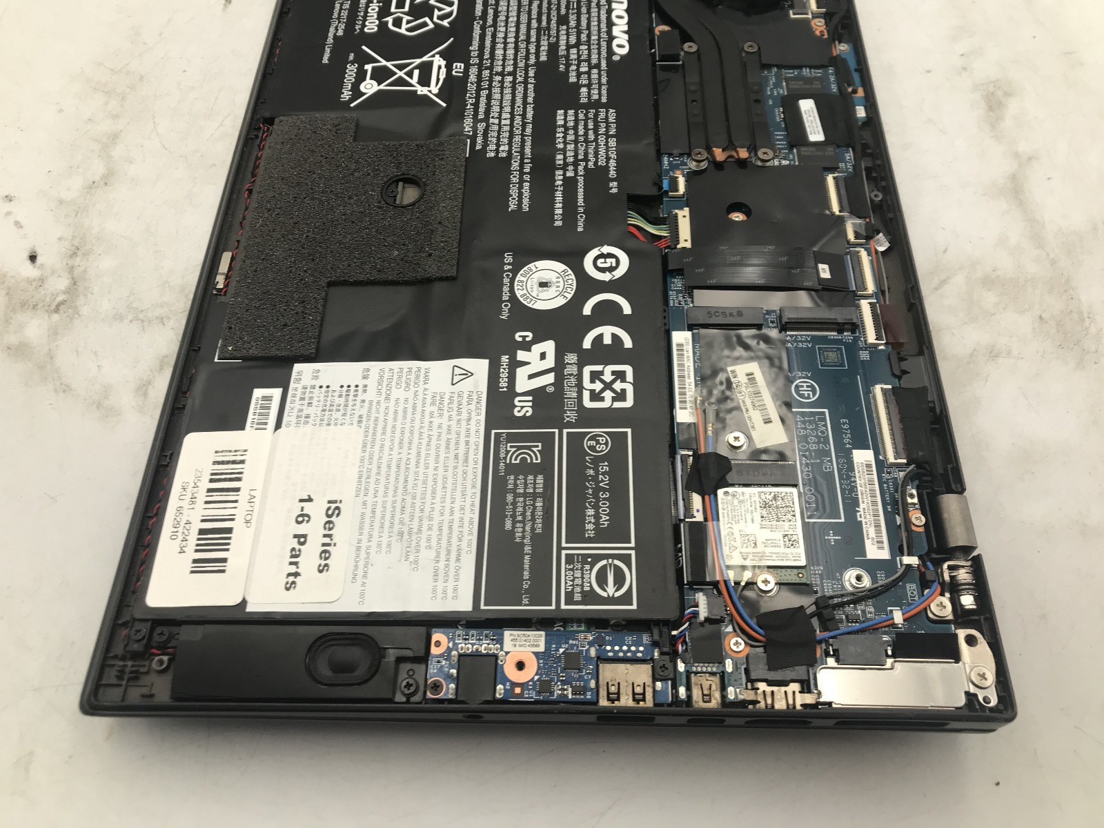 LENOVO THINKPAD X1 CARBON – BOOTS TO BIOS – INTEL I7 5600U – 8GB RAM – READ – BB