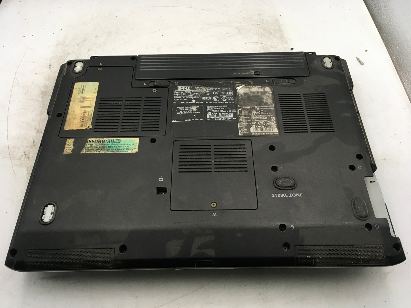 DELL INSPIRON 1520 – FOR PARTS/NO POWER – INTEL CORE 2 DUO – 1GB RAM – 15″ – BB