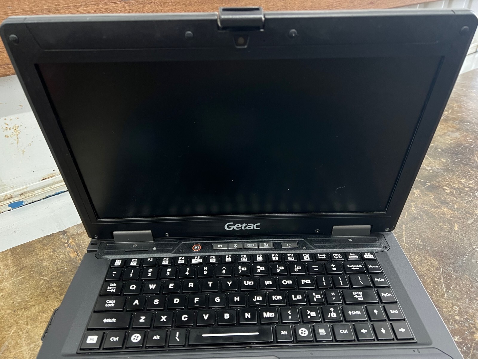 14″ GETAC S400 Rugged Laptop I3 CPU 4GB RAM 320G HDD,fullyworking, with Docking