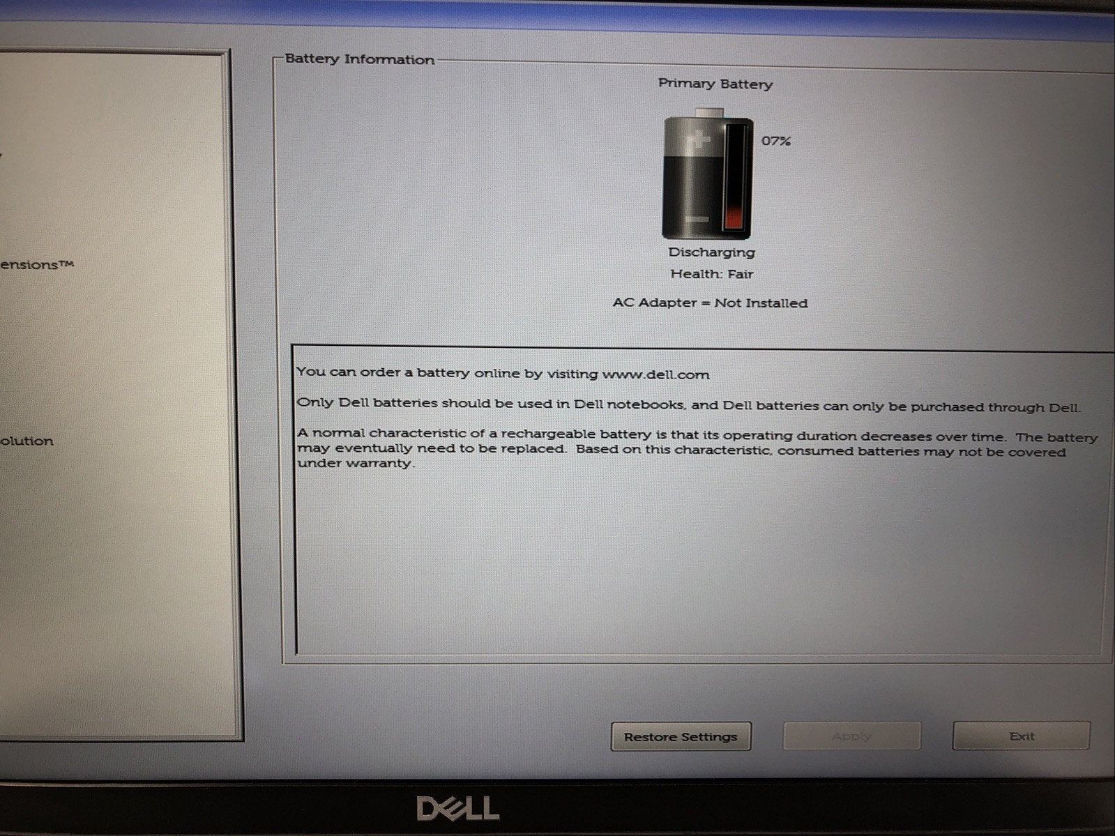 Dell Latitude 5510, Intel Core i7-10610U @1.80Ghz, 8GB RAM, NO SSD/OS, Tested!