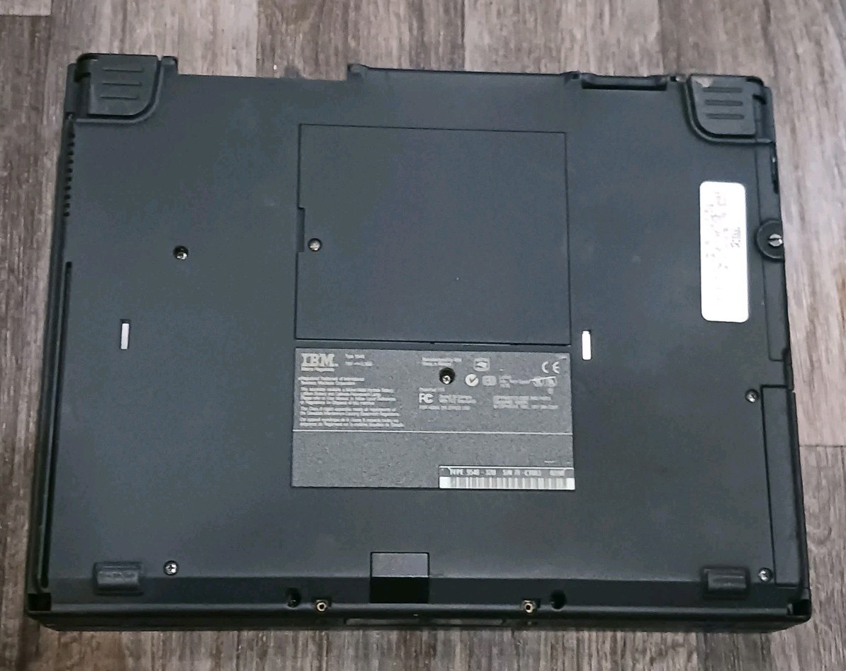 Vintage IBM ThinkPad 770 Windows 98se Works w/ Extras
