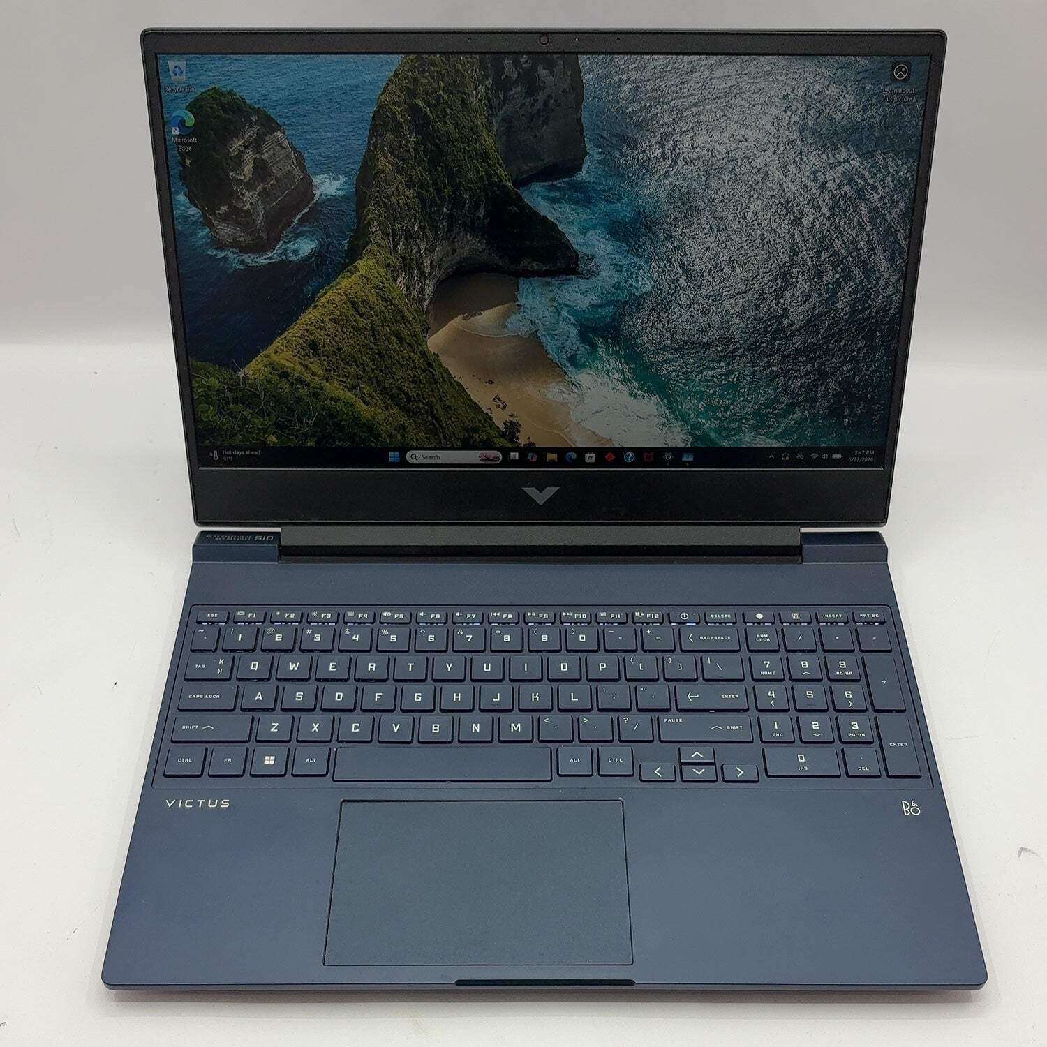 Broken HP Victus Gaming i5-13420H 24GB RAM 512GB SSD RTX 3050 Mousepad Stuck
