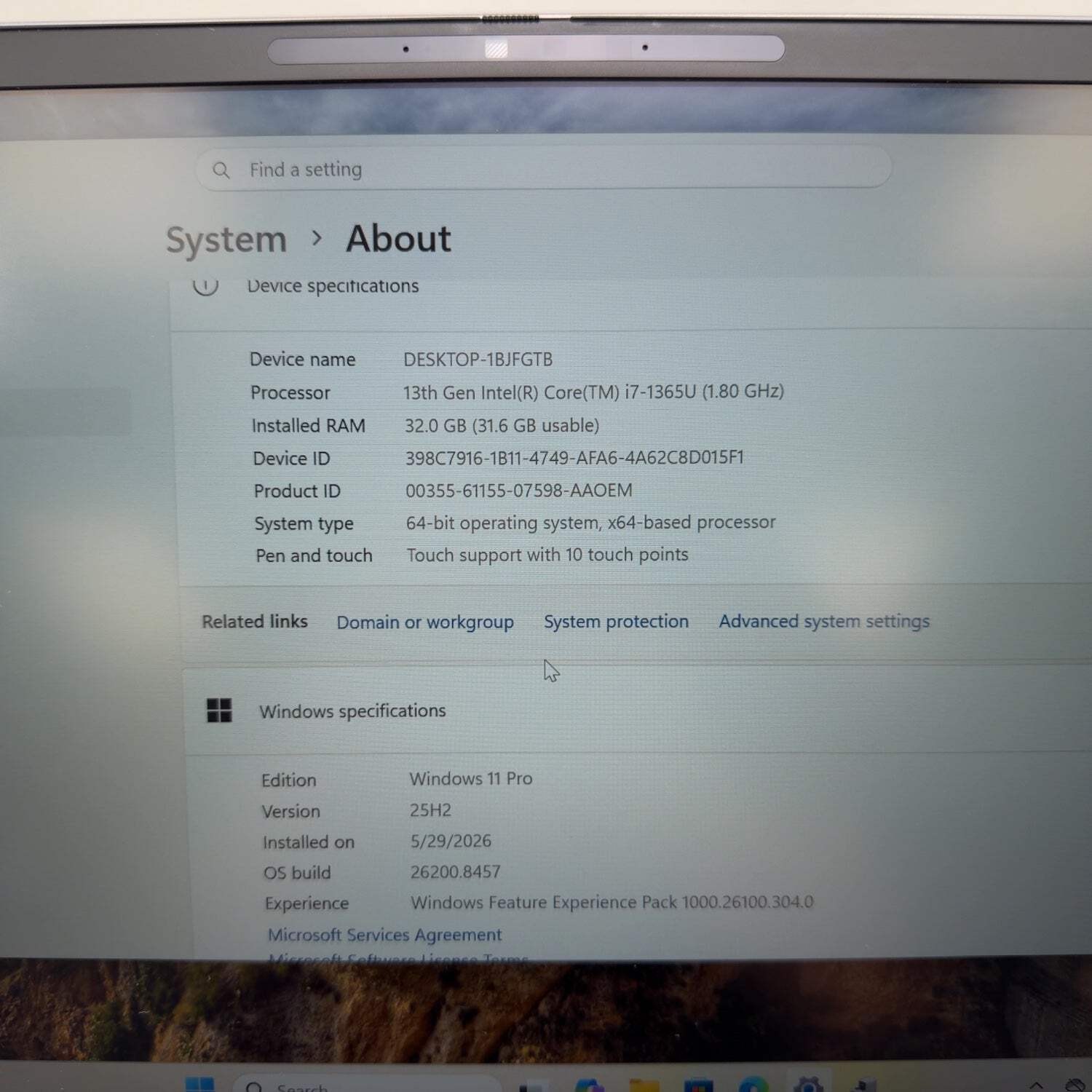 HP ZBook FIREFLY G10 14″ i7-1365U 1.8GHz 32GB RAM 256GB SSD RTX A500