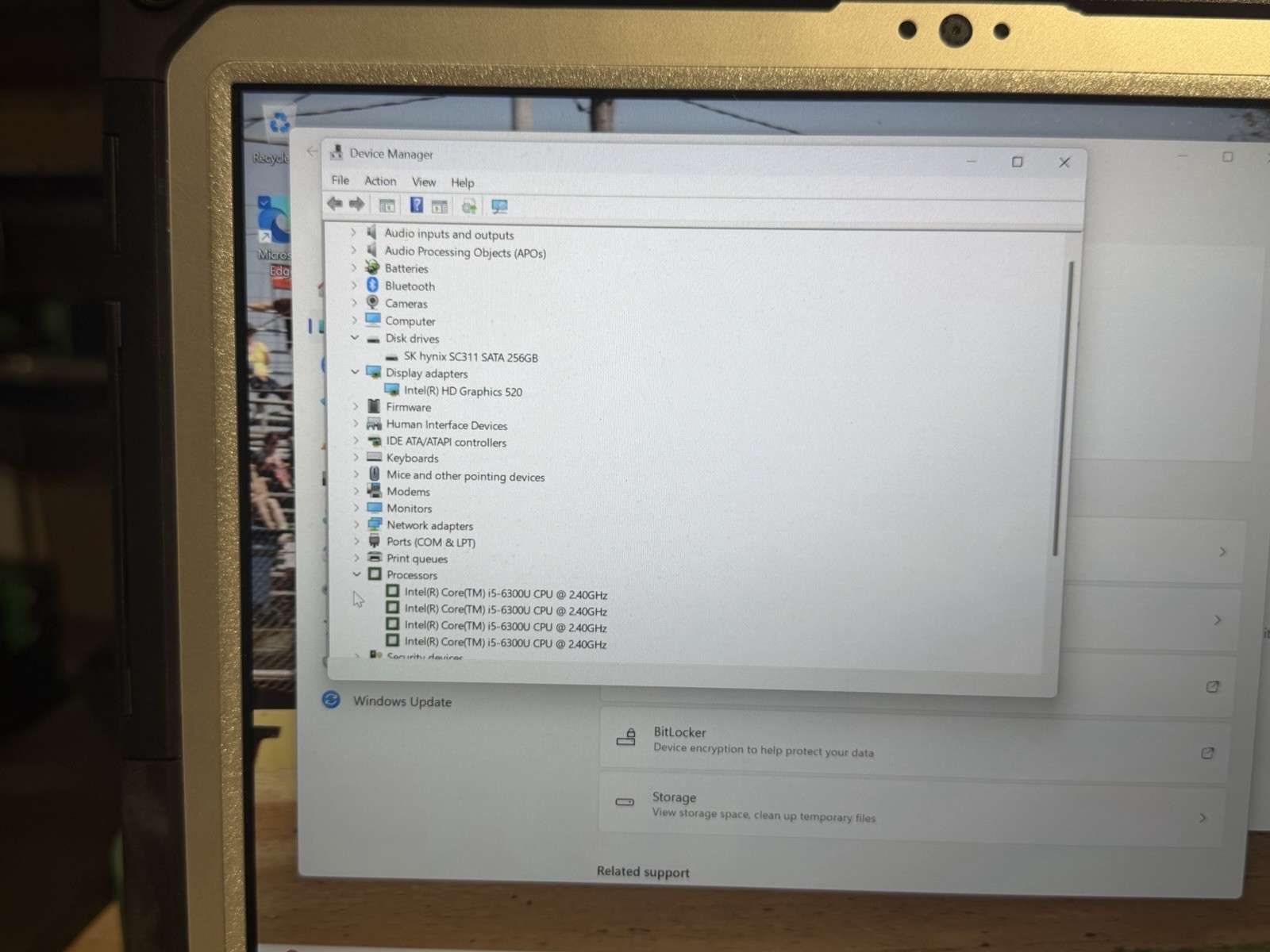 Panasonic ToughBook CF-33 i5-6300U 8GB Ram 256 SSD Win11 Pro. Touchscreen