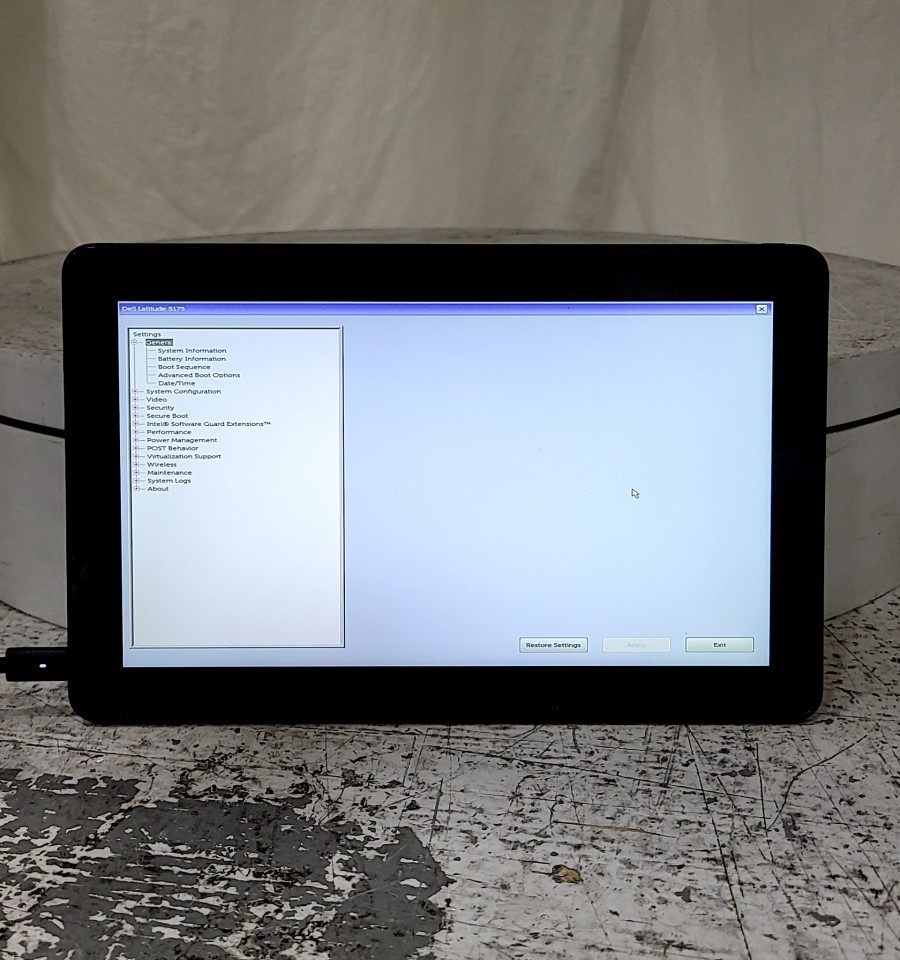 DELL Latitude 5175 PC Tablet Intel Core m5-6Y57 4GB SEE NOTES
