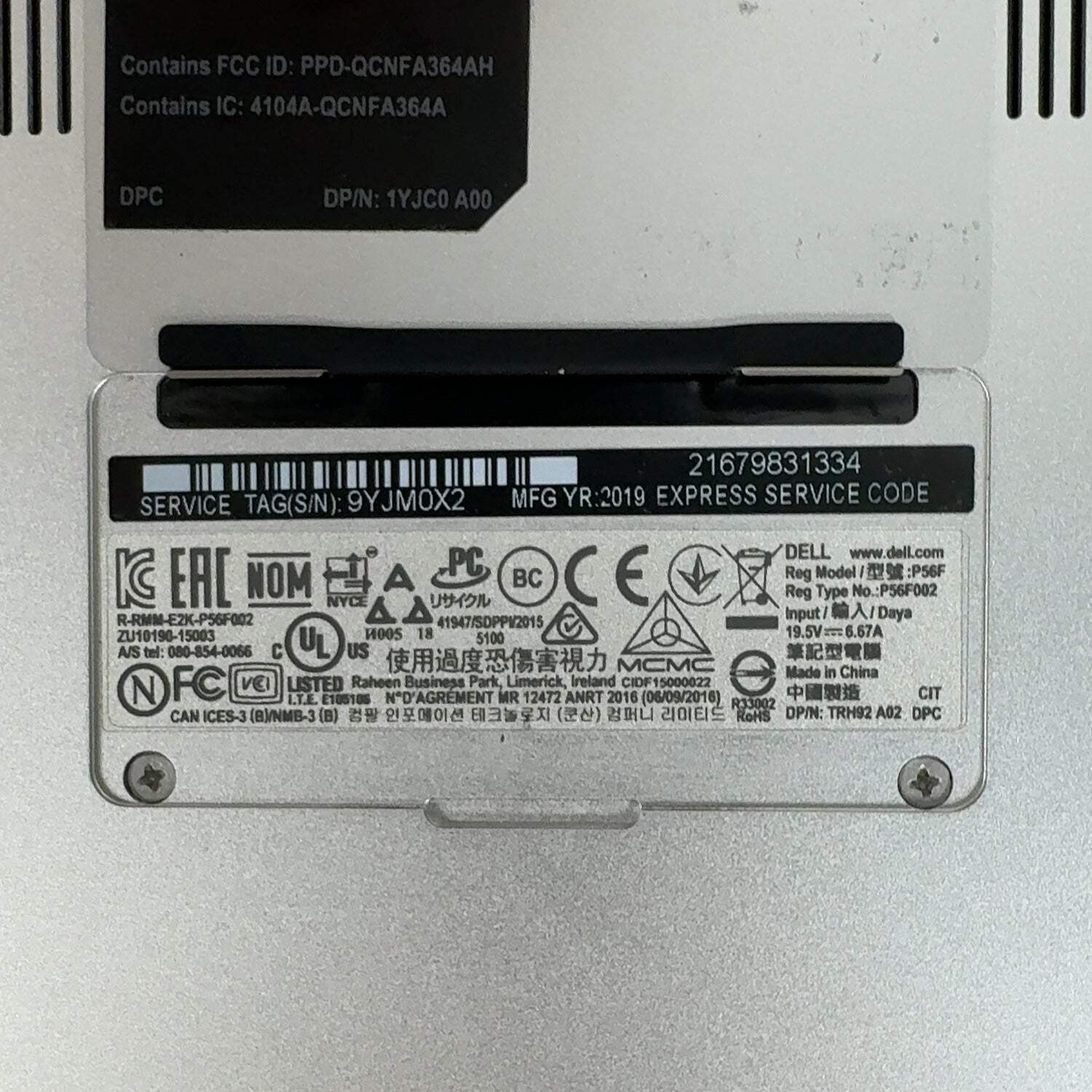 Broken Dell XPS 9570 i7-8750H 16GB RAM 512GB SSD GeForce GTX 1050 Ti READ