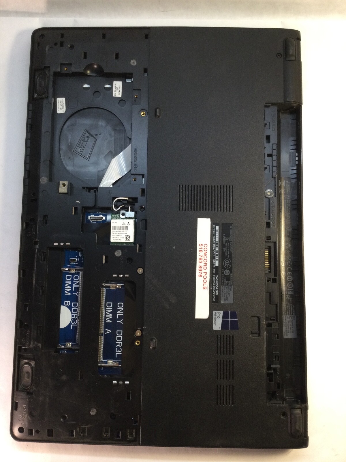 Dell Latitude 3570 15″ Laptop Intel Core i3-6100U-BOOTS/MISSING PARTS- MZ