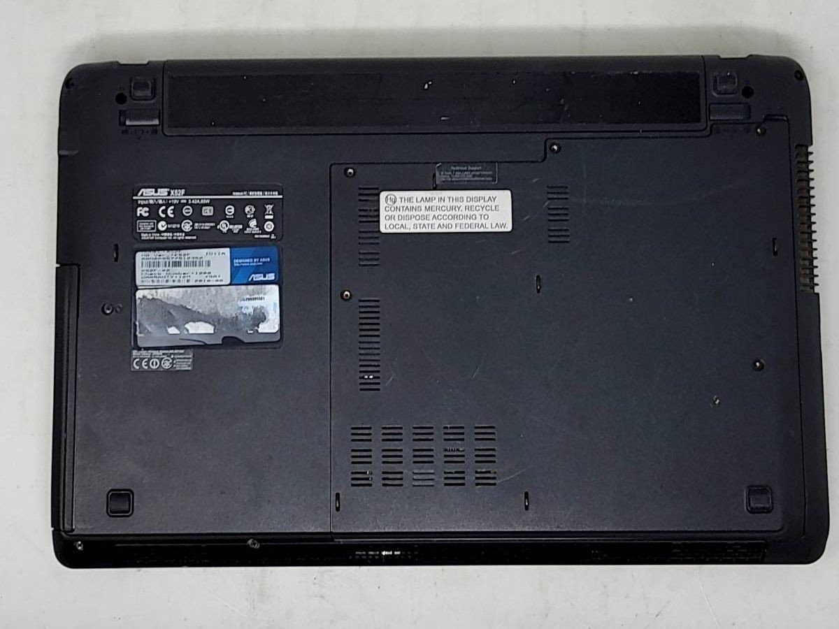 ASUSTEK X52F Laptop Intel Core I3 M 370 4GB SEE NOTES