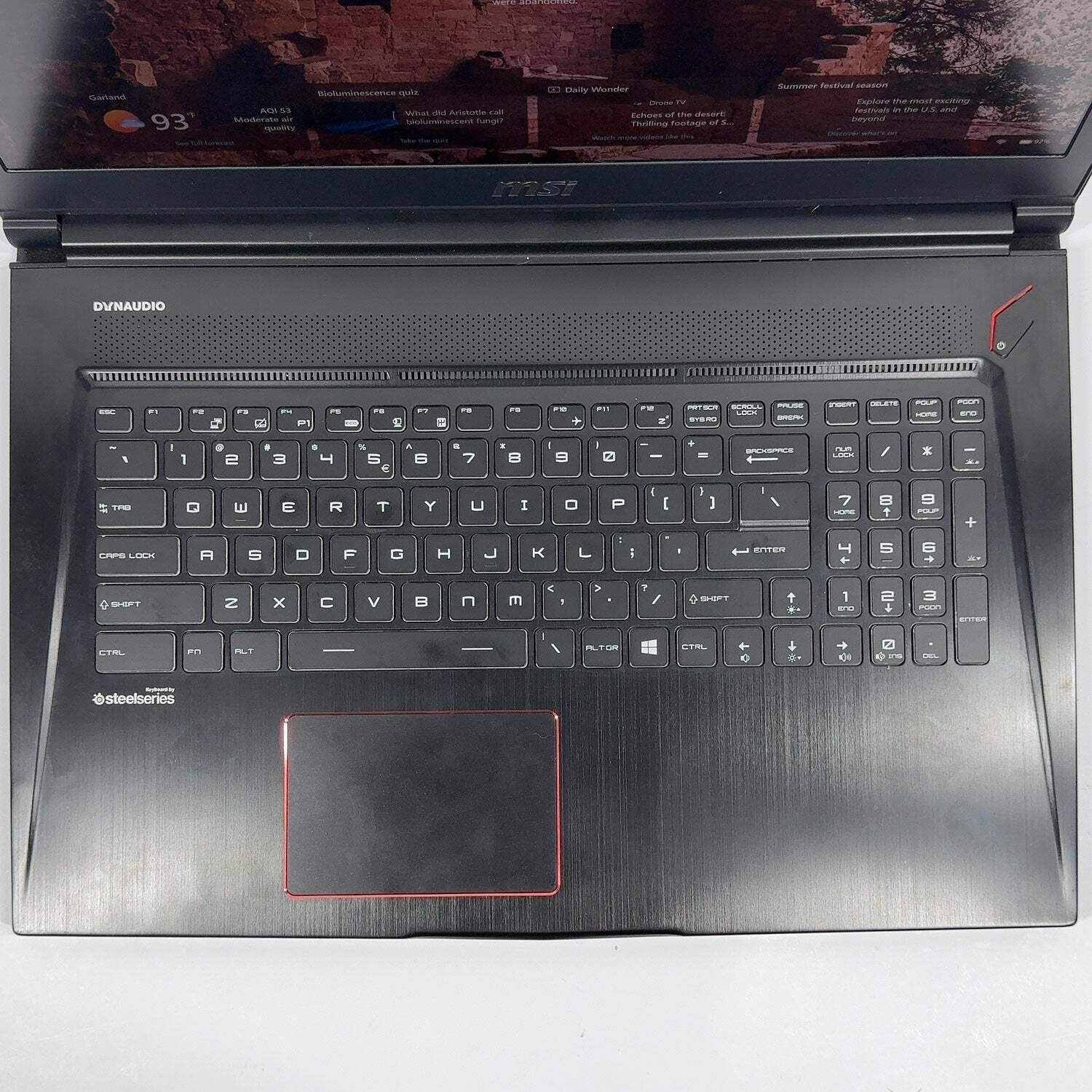 MSI Stealth GS73 17.3″ i7-8750H 16GB RAM 2TB HDD GeForce GTX 1070 Max-Q READ