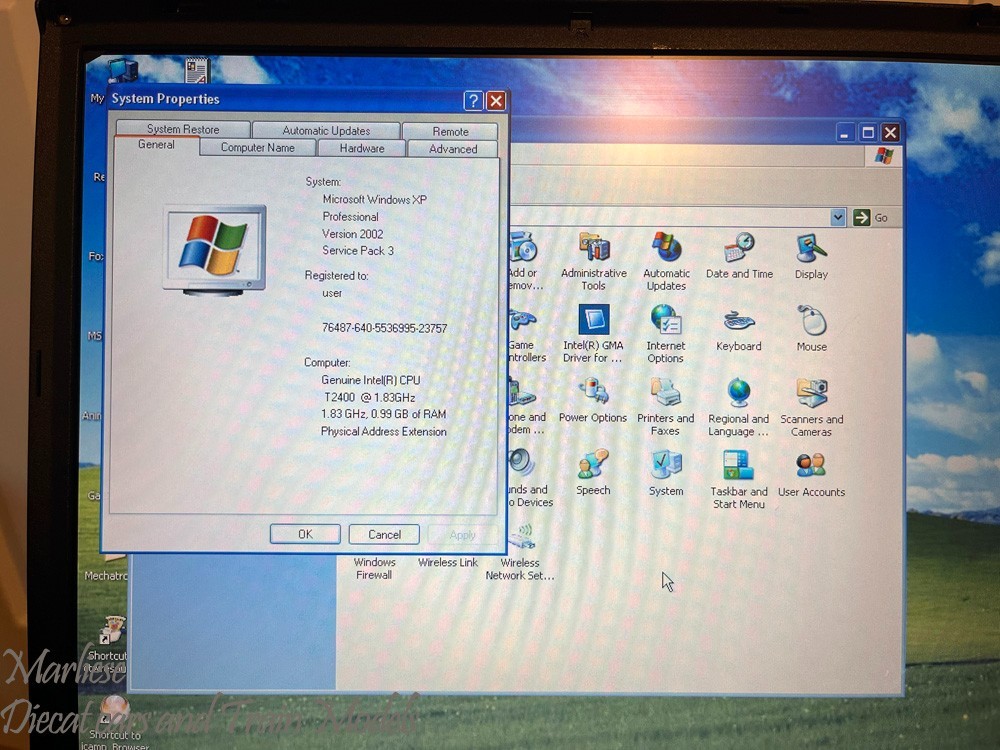 Lenovo ThinkPad T60 Core 2 Duo 1.83GHz 1GB RAM 60GB HDD Windows XP – Tested